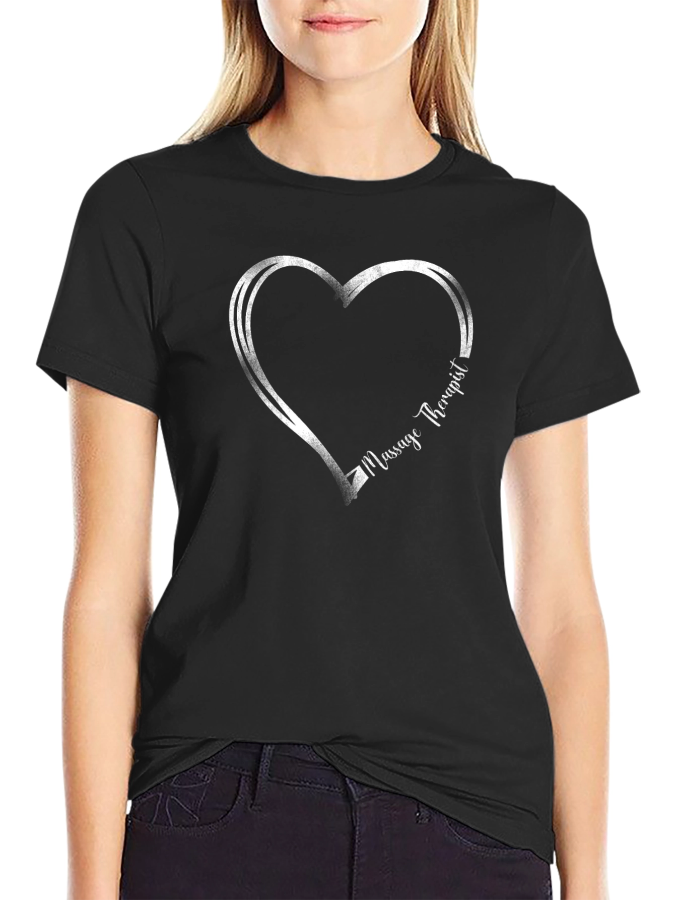 Massage Therapist Heart T-Shirt