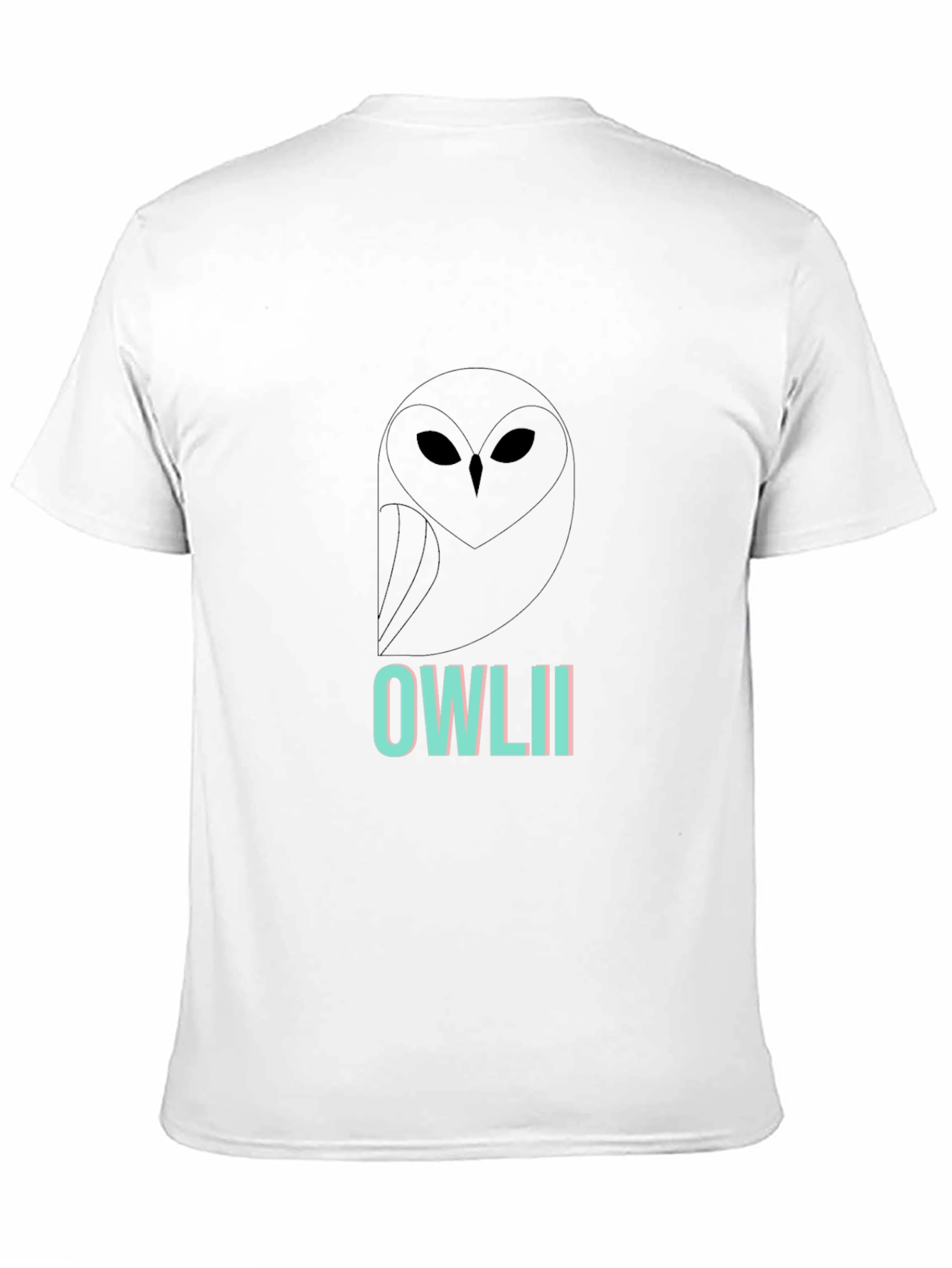 Stylish Owl Graphic Print Black T-Shirt