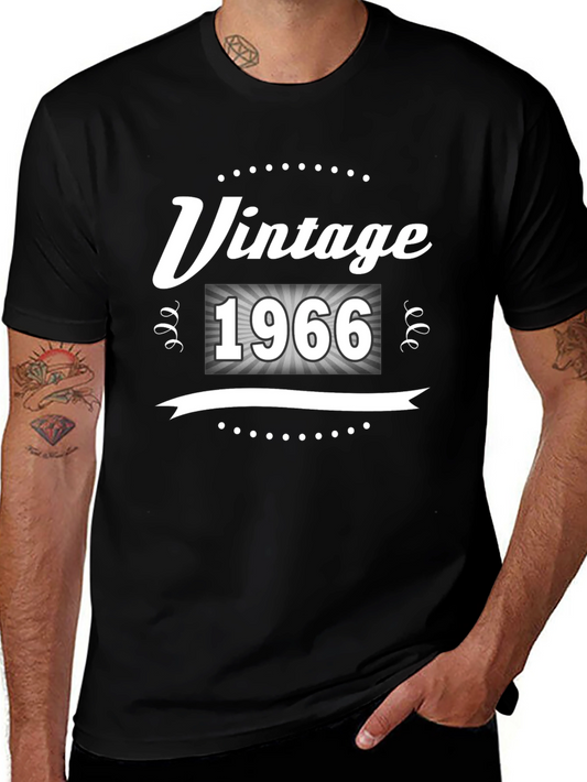 Vintage 1966 T-Shirt - Classic Birthday Gift