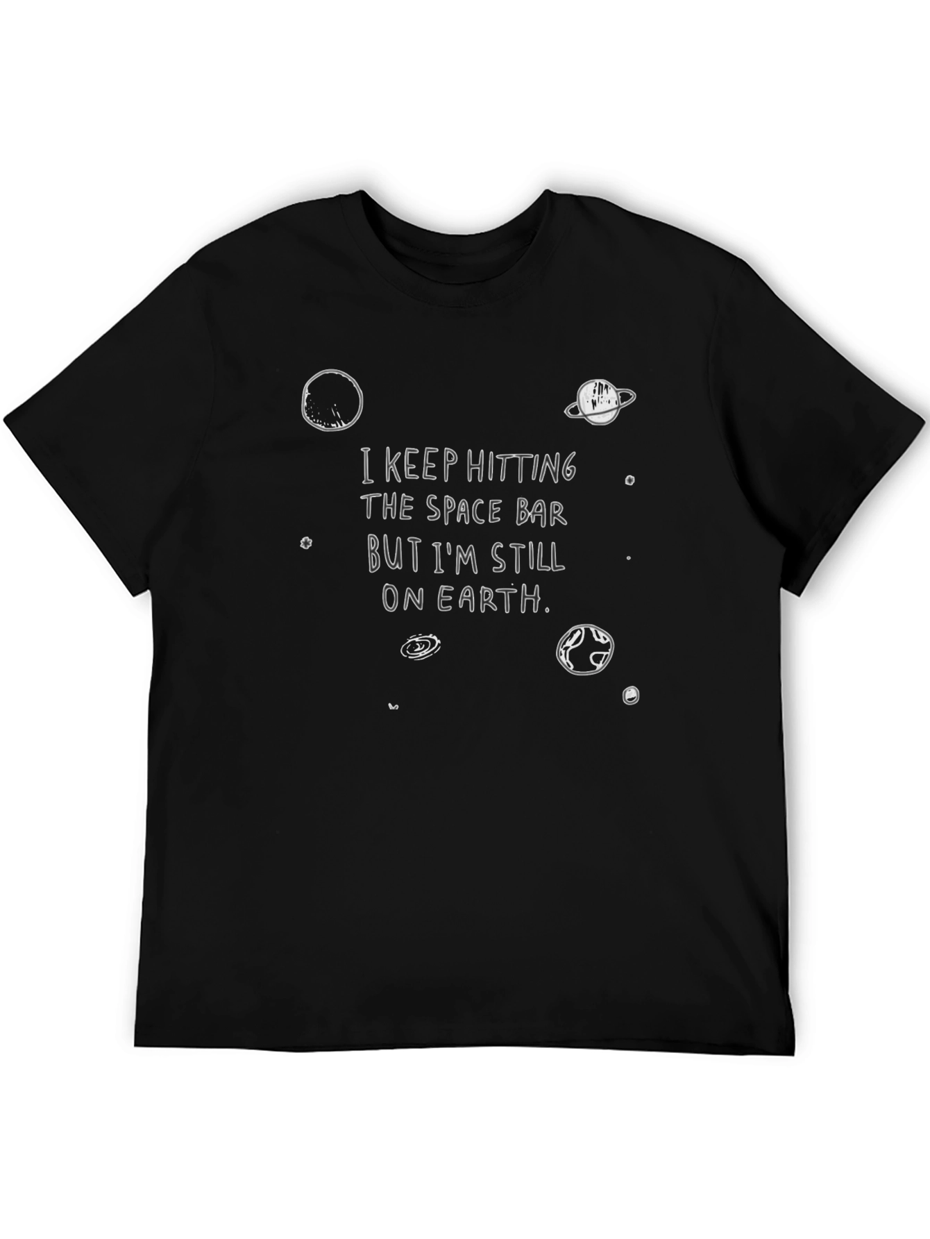 Space Bar Earth T-Shirt - Funny Graphic Tee