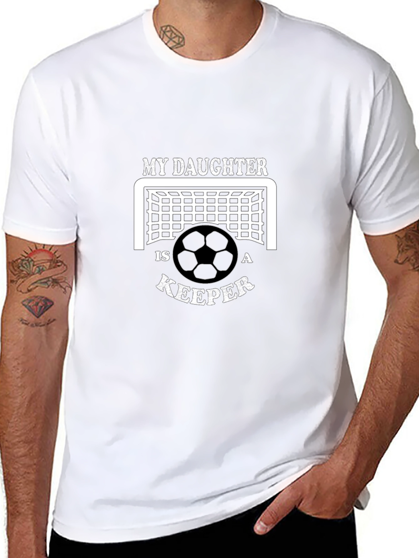 Soccer Dad T-Shirt - My Daughter is a Keeper