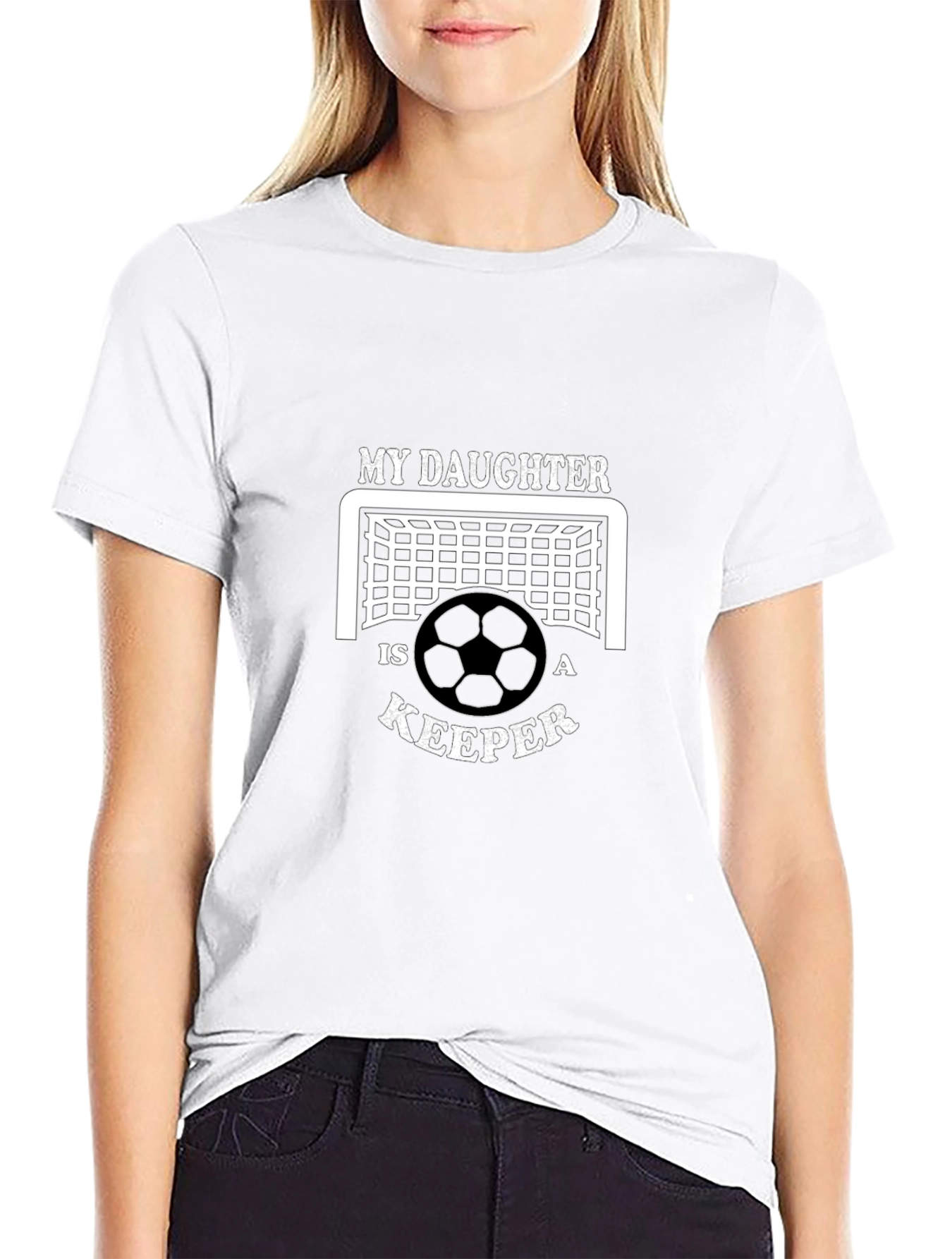 Soccer Dad T-Shirt - My Daughter is a Keeper
