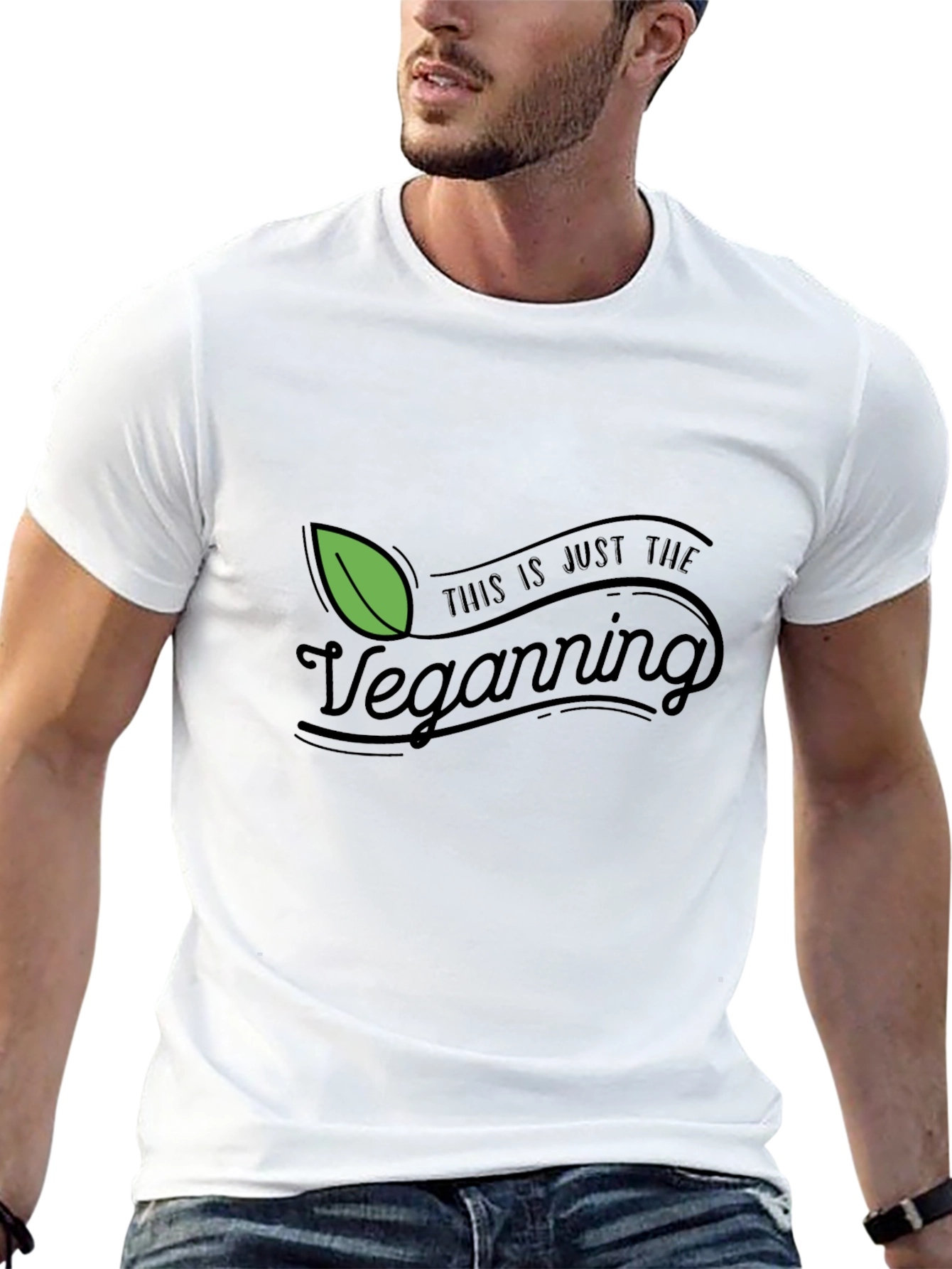 Vegan Black Graphic Tee - The Veganning