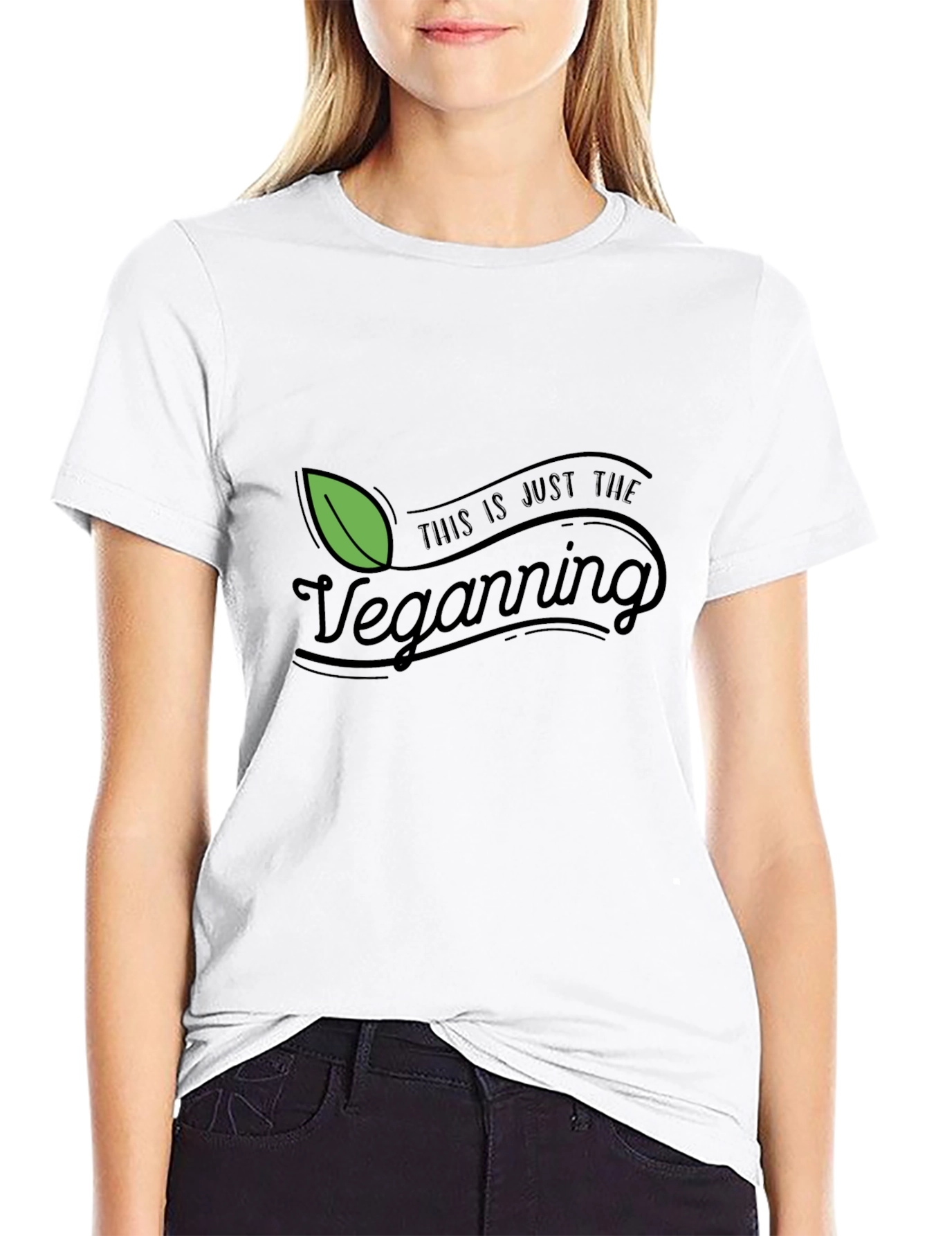 Vegan Black Graphic Tee - The Veganning