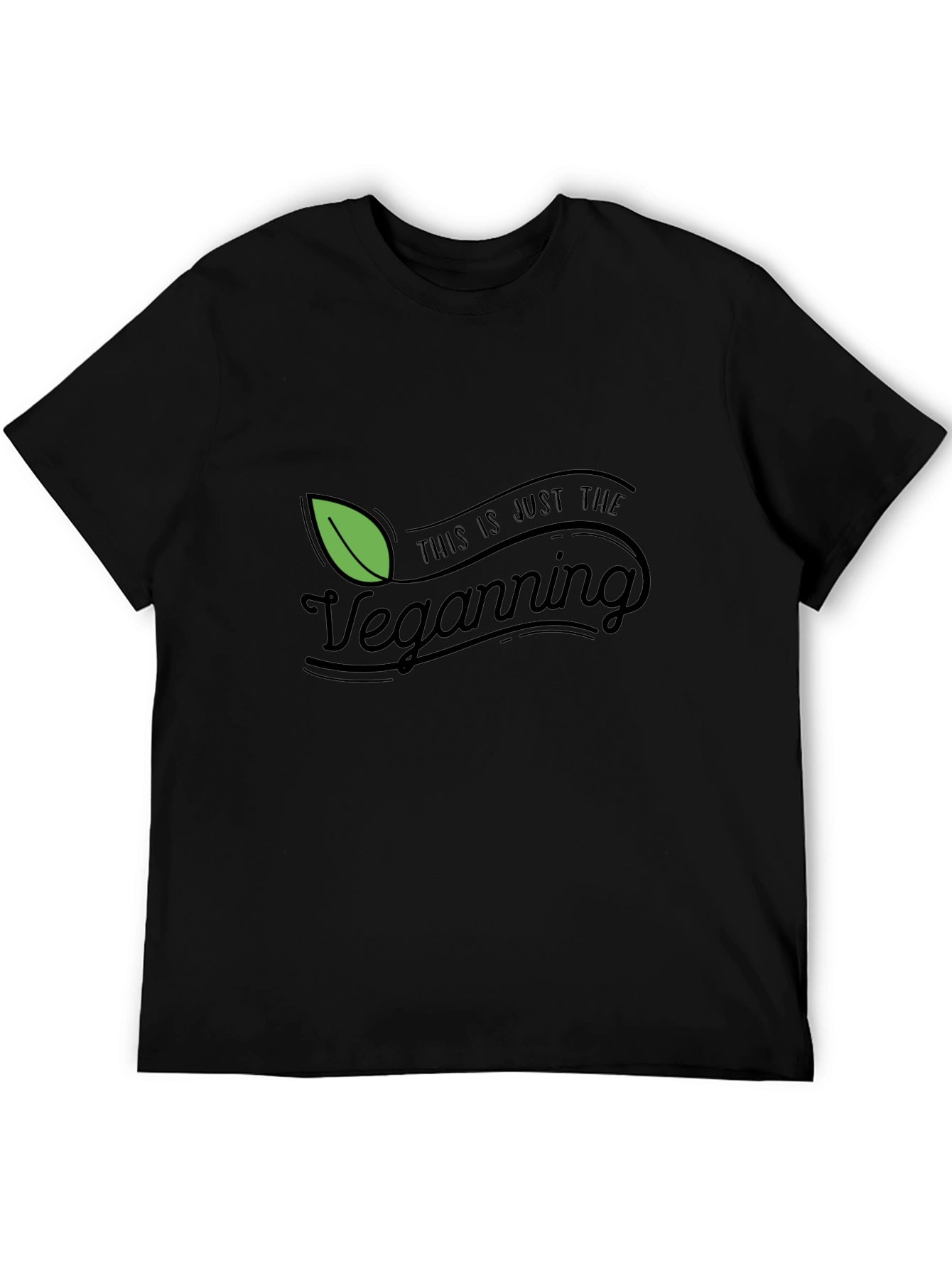 Vegan Black Graphic Tee - The Veganning