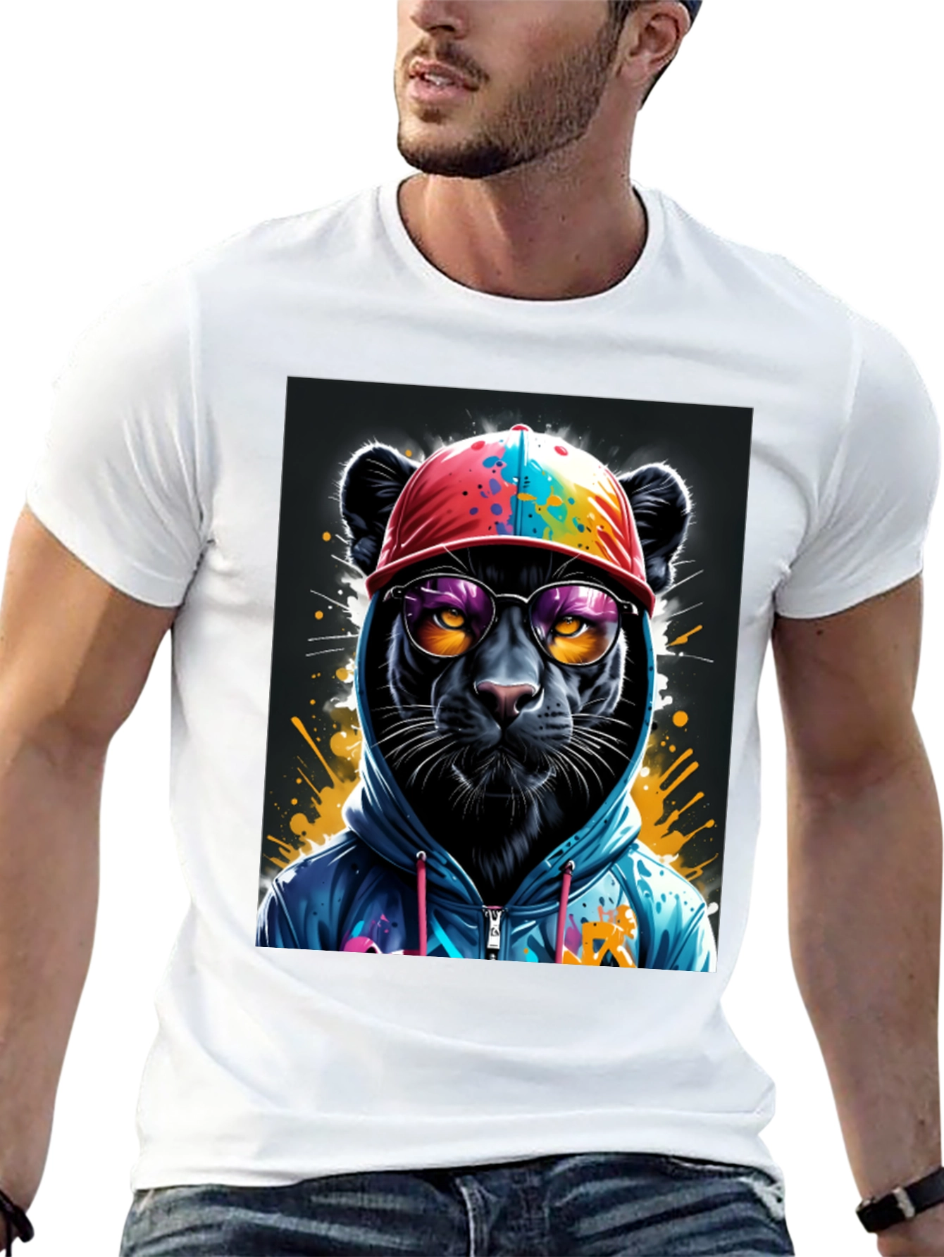 Cool Panther T-Shirt - Stylish Graphic Tee