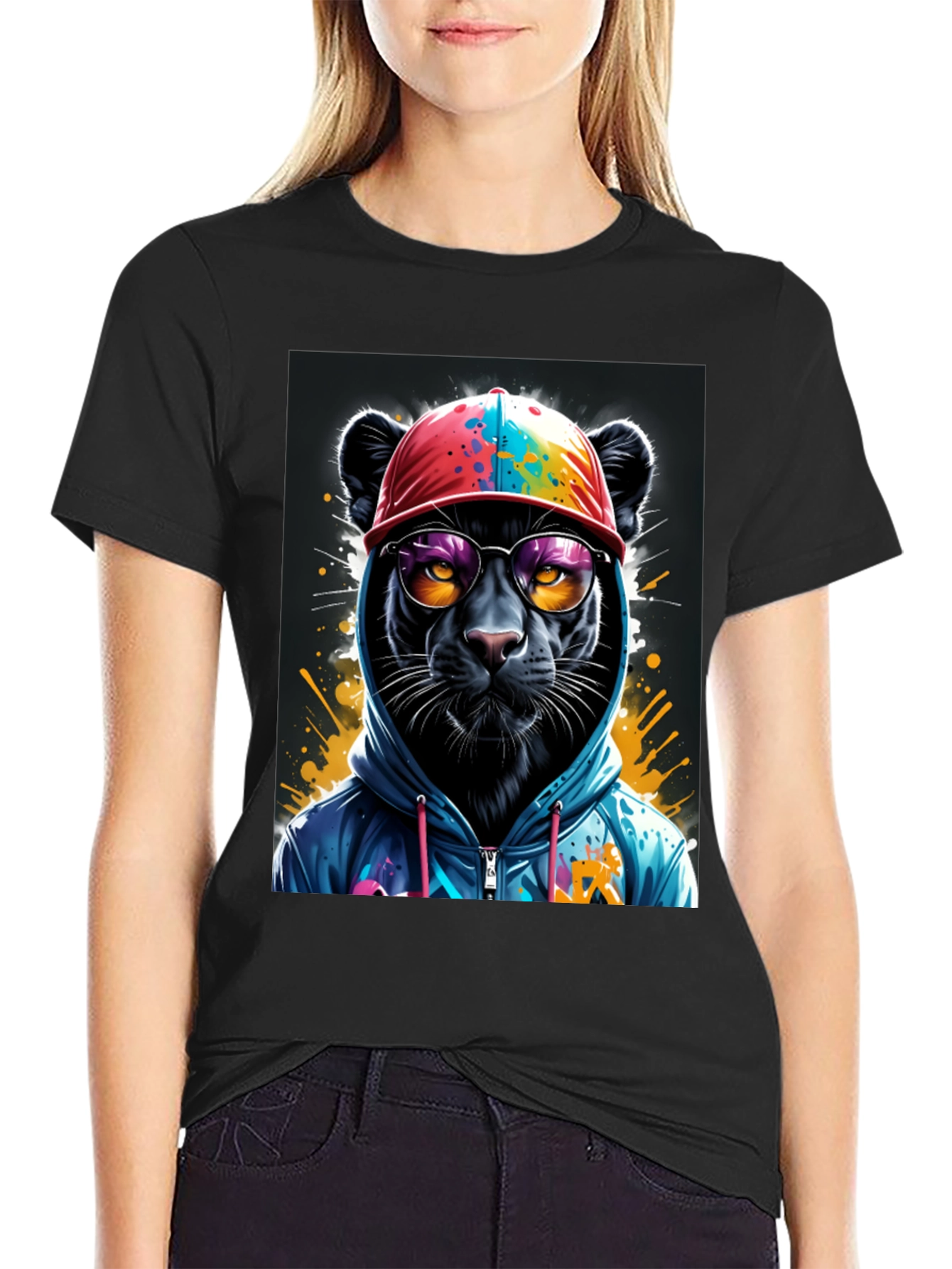 Cool Panther T-Shirt - Stylish Graphic Tee