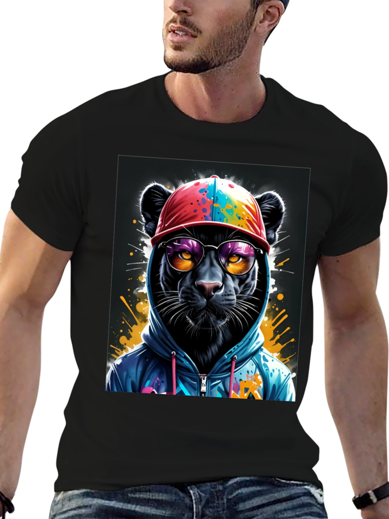 Cool Panther T-Shirt - Stylish Graphic Tee