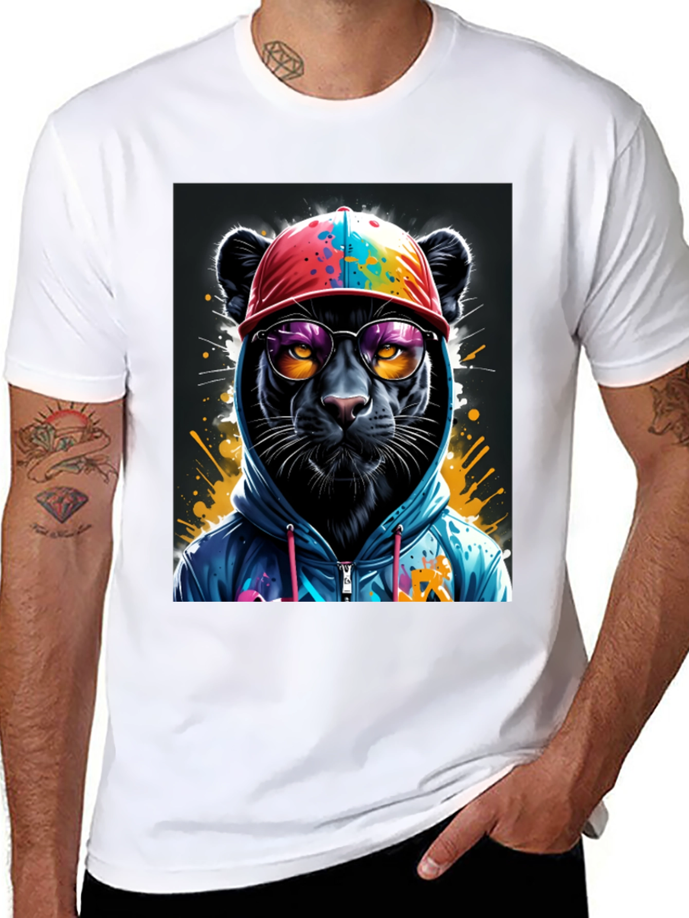 Cool Panther T-Shirt - Stylish Graphic Tee