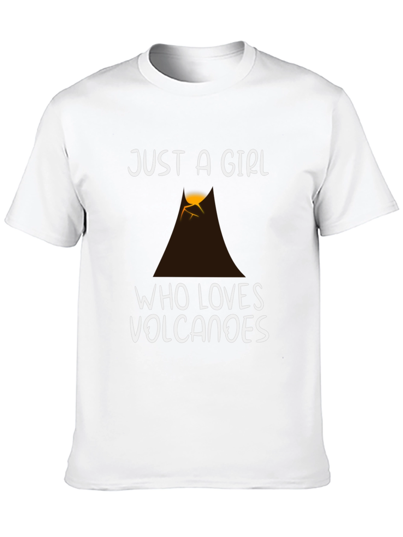 Just a Girl Who Loves Volcanoes T-Shirt