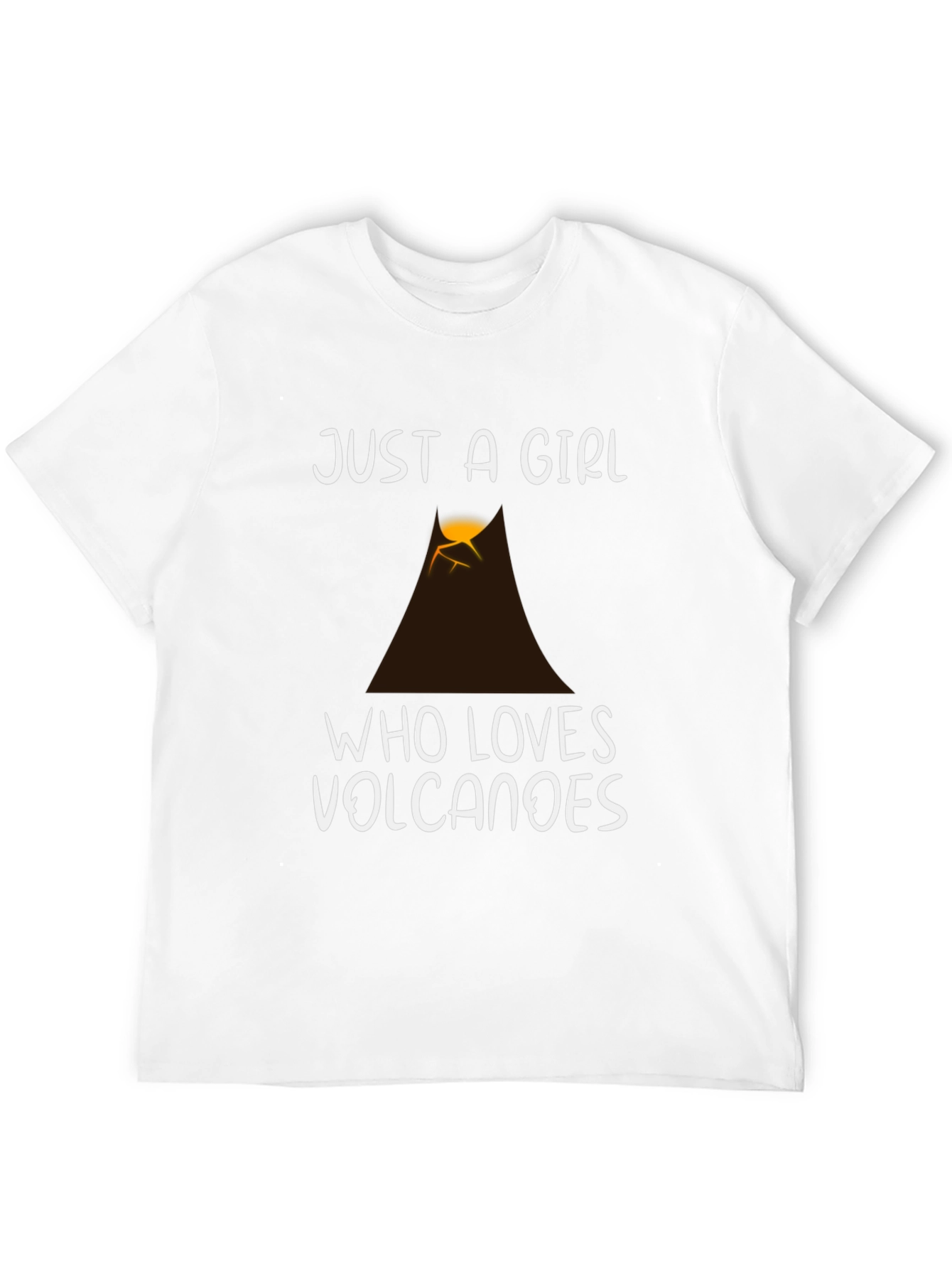 Just a Girl Who Loves Volcanoes T-Shirt