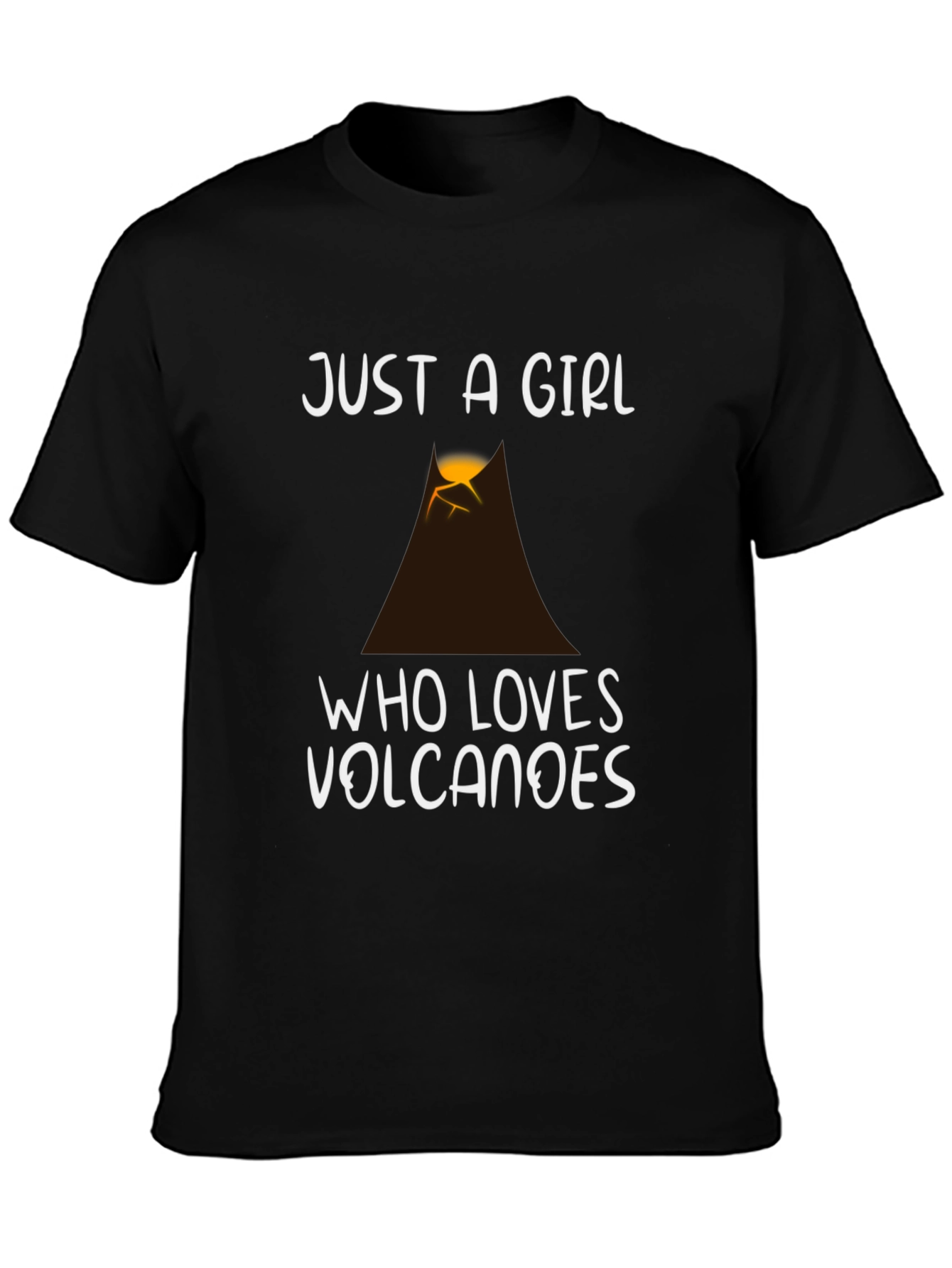 Just a Girl Who Loves Volcanoes T-Shirt