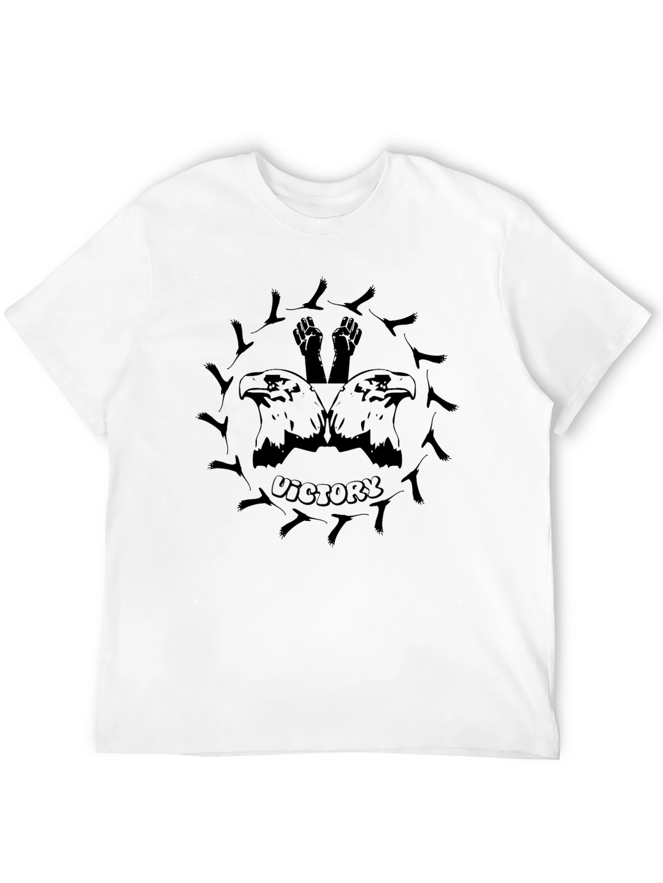 Victory Eagle Graphic Black T-Shirt