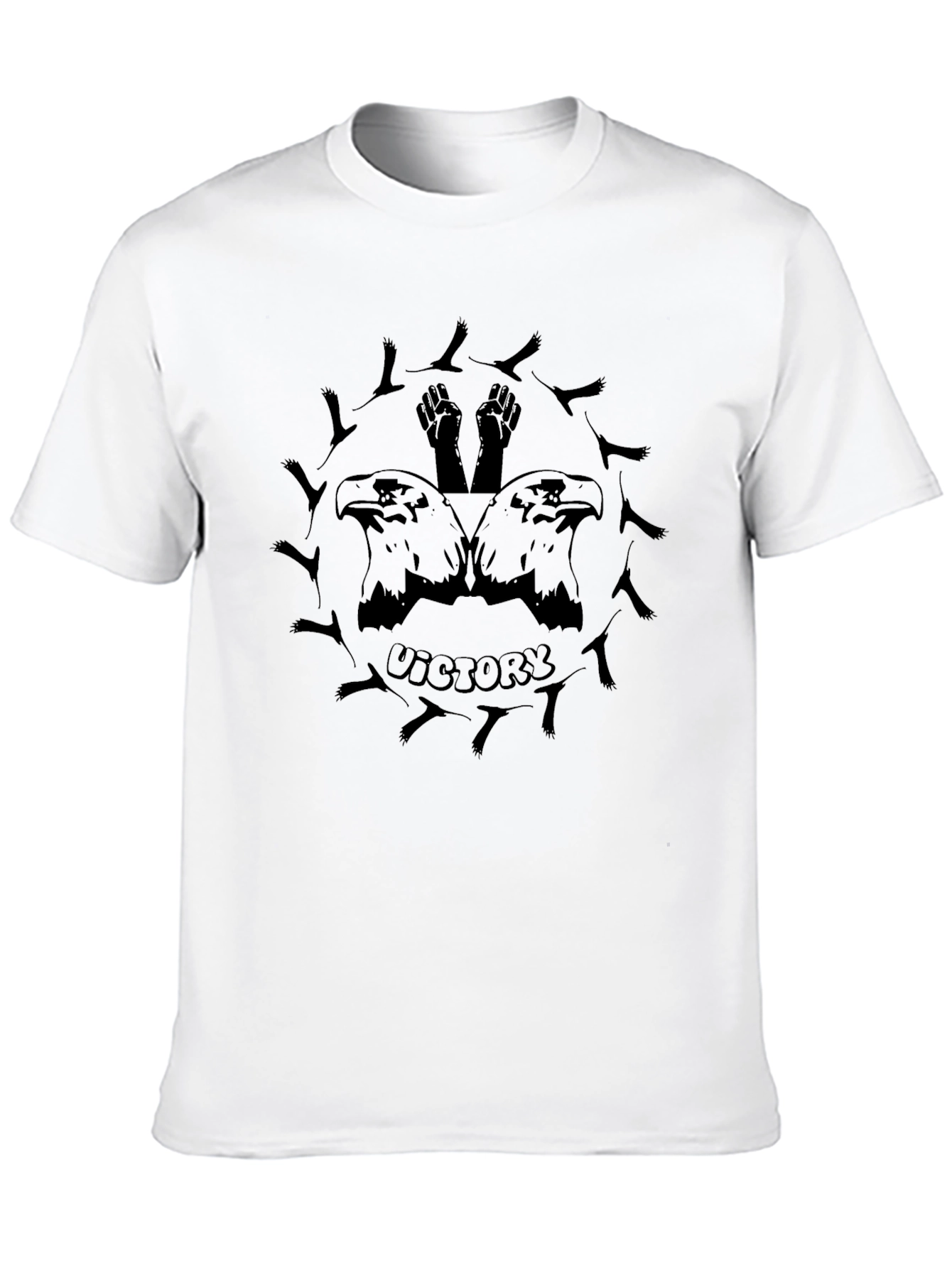 Victory Eagle Graphic Black T-Shirt