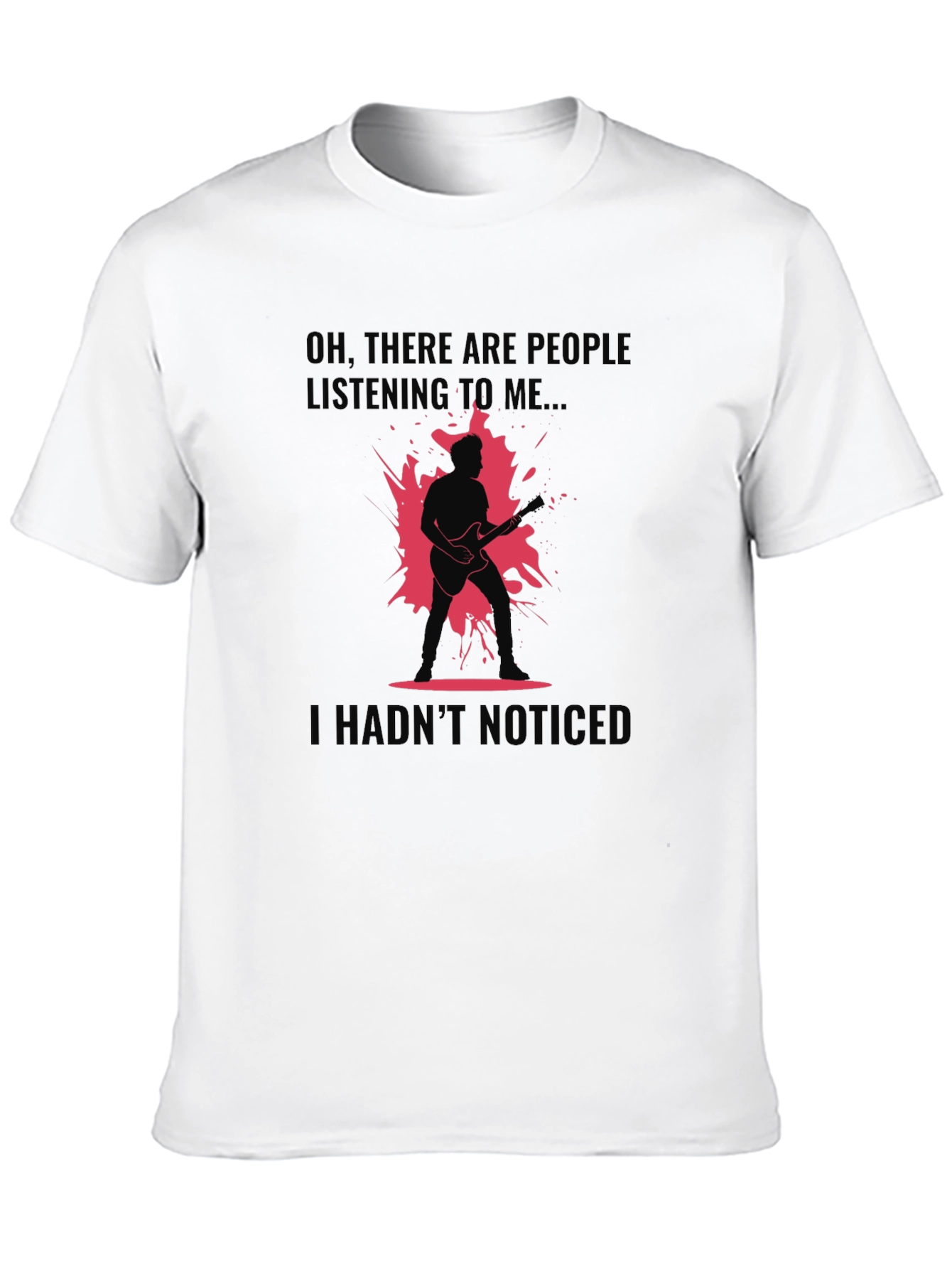 Rock Music T-Shirt - Guitar Player Design