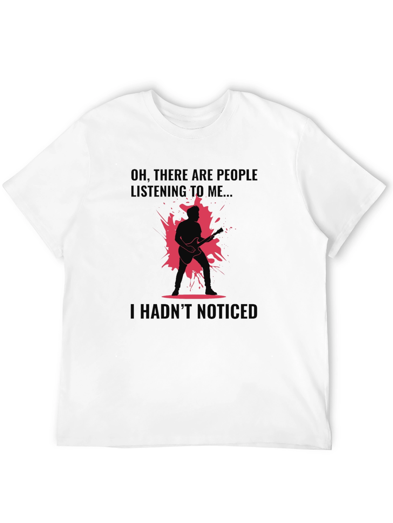 Rock Music T-Shirt - Guitar Player Design
