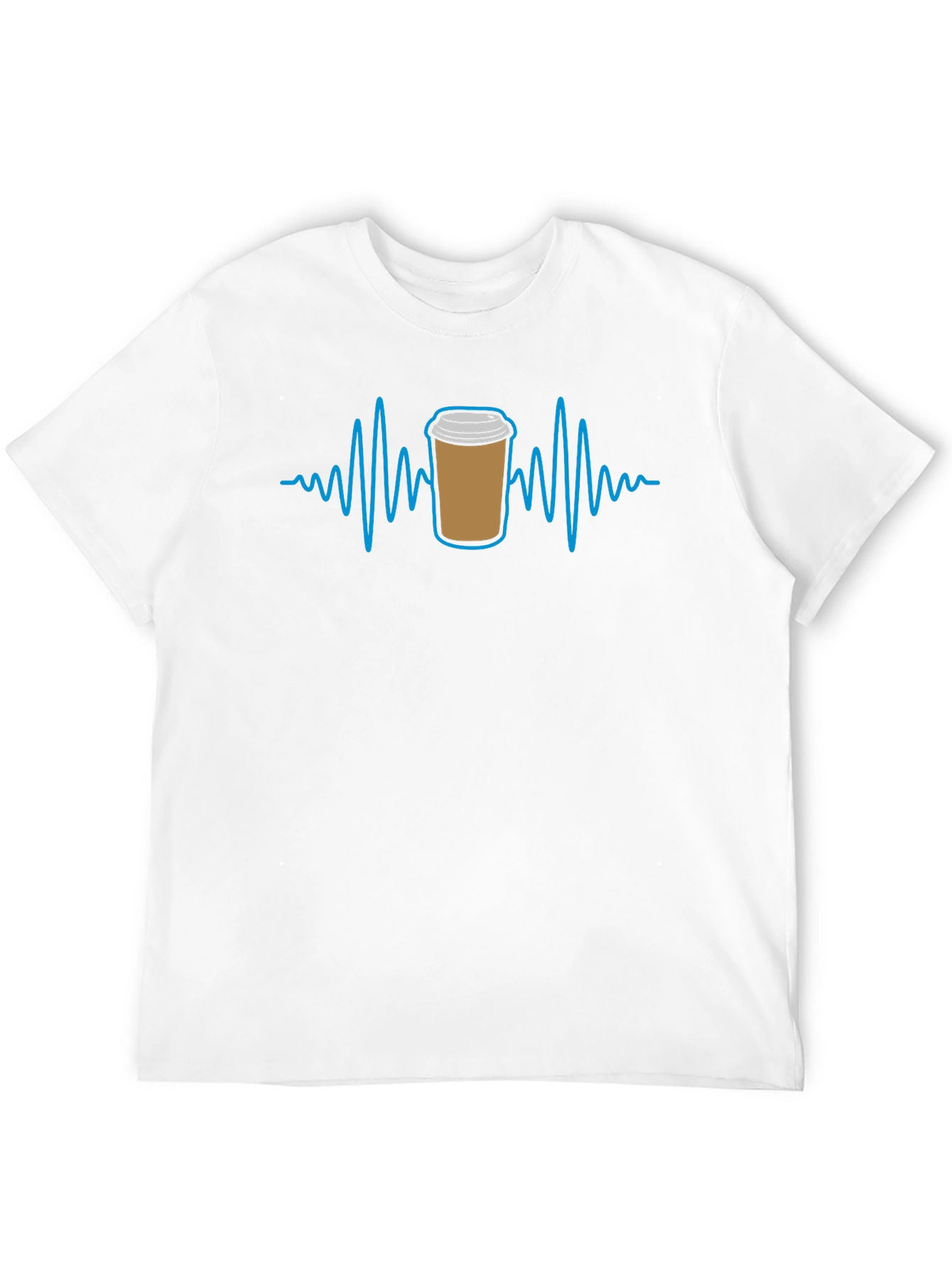 Coffee ECG T-Shirt - Black