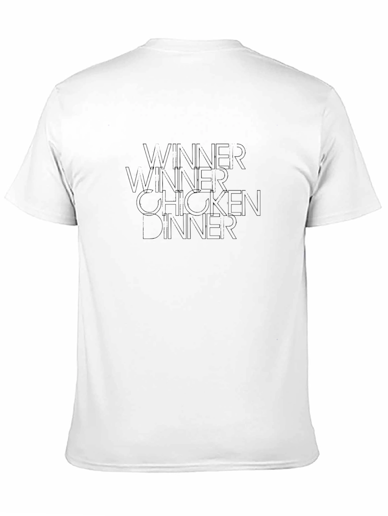 Winner Winner Chicken Dinner Black T-Shirt