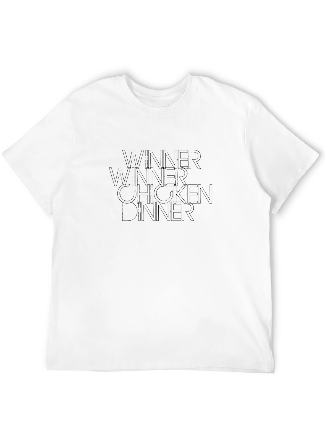 Winner Winner Chicken Dinner Black T-Shirt