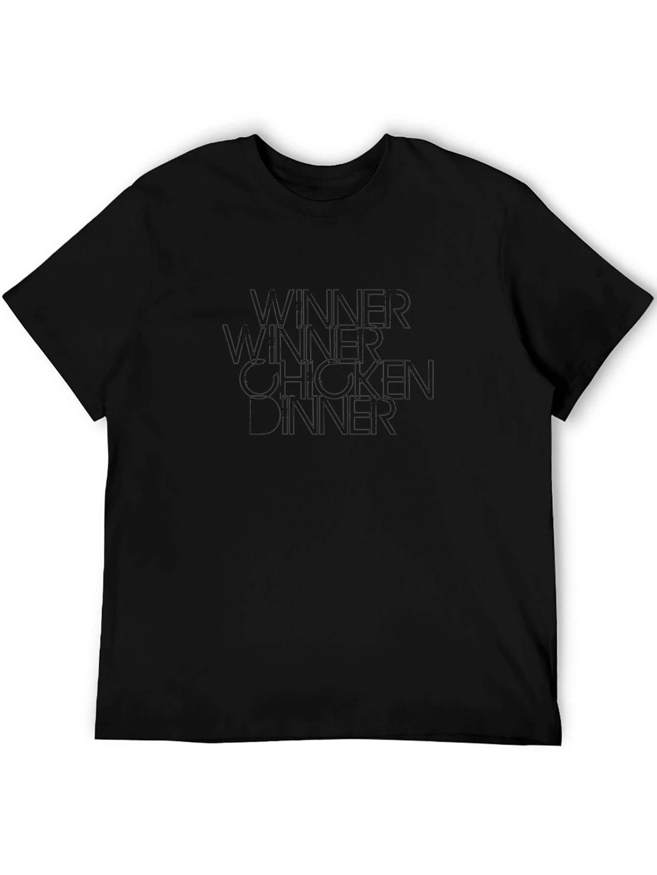 Winner Winner Chicken Dinner Black T-Shirt