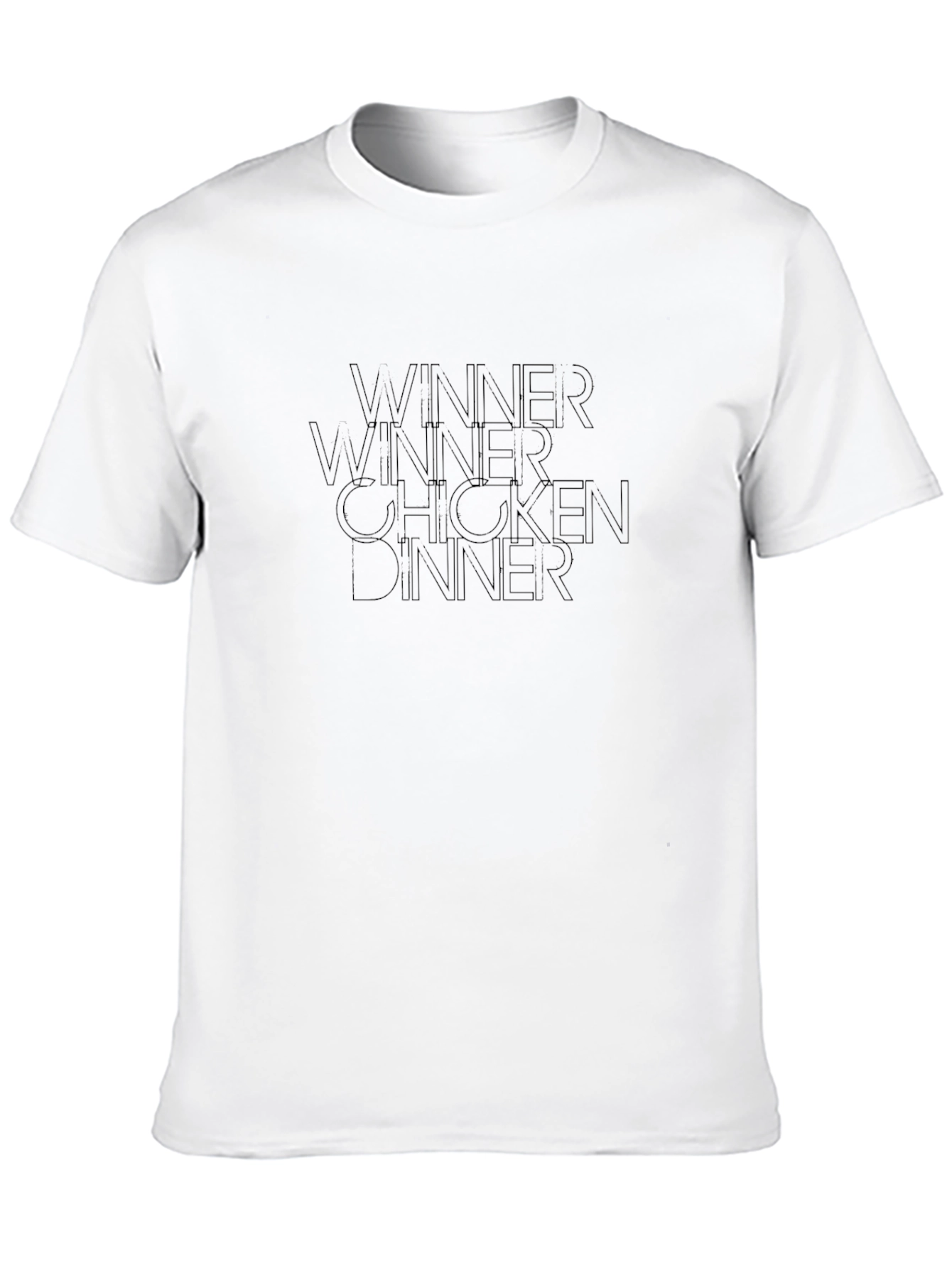 Winner Winner Chicken Dinner Black T-Shirt