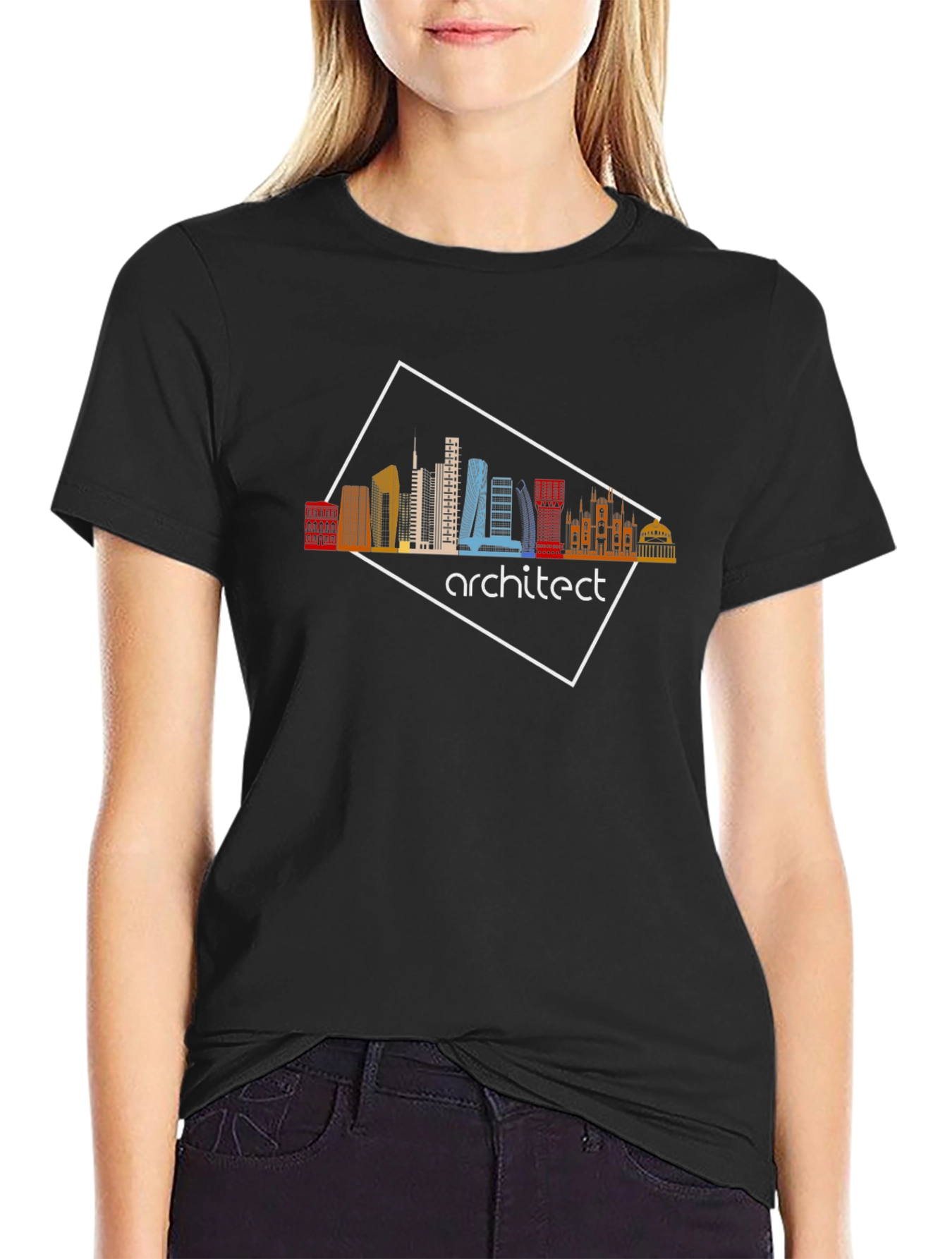 Architect Cityscape Graphic Tee