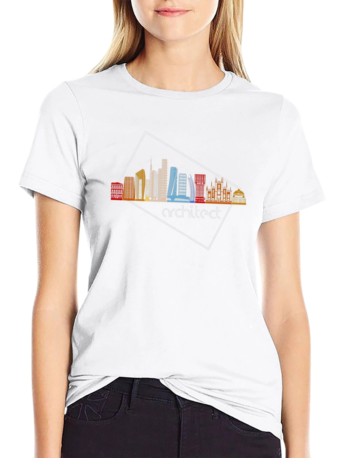 Architect Cityscape Graphic Tee