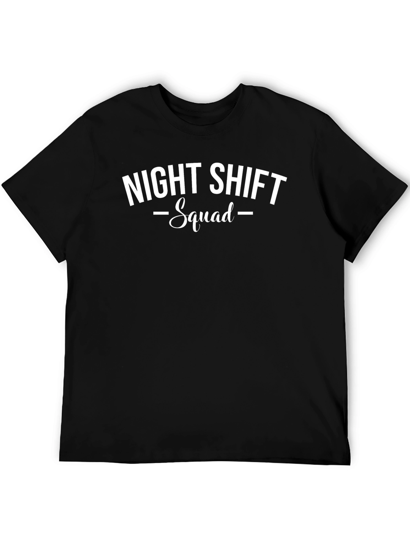 Night Shift Squad Black T-Shirt