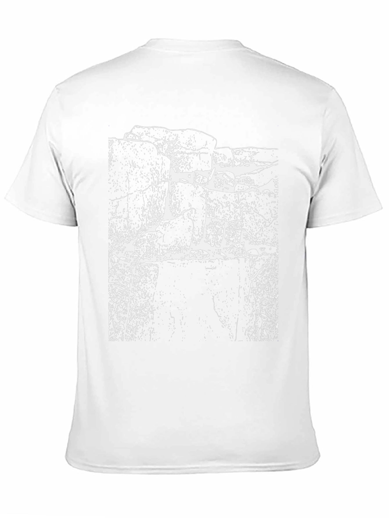 Grunge Rock Face Graphic Black T-Shirt