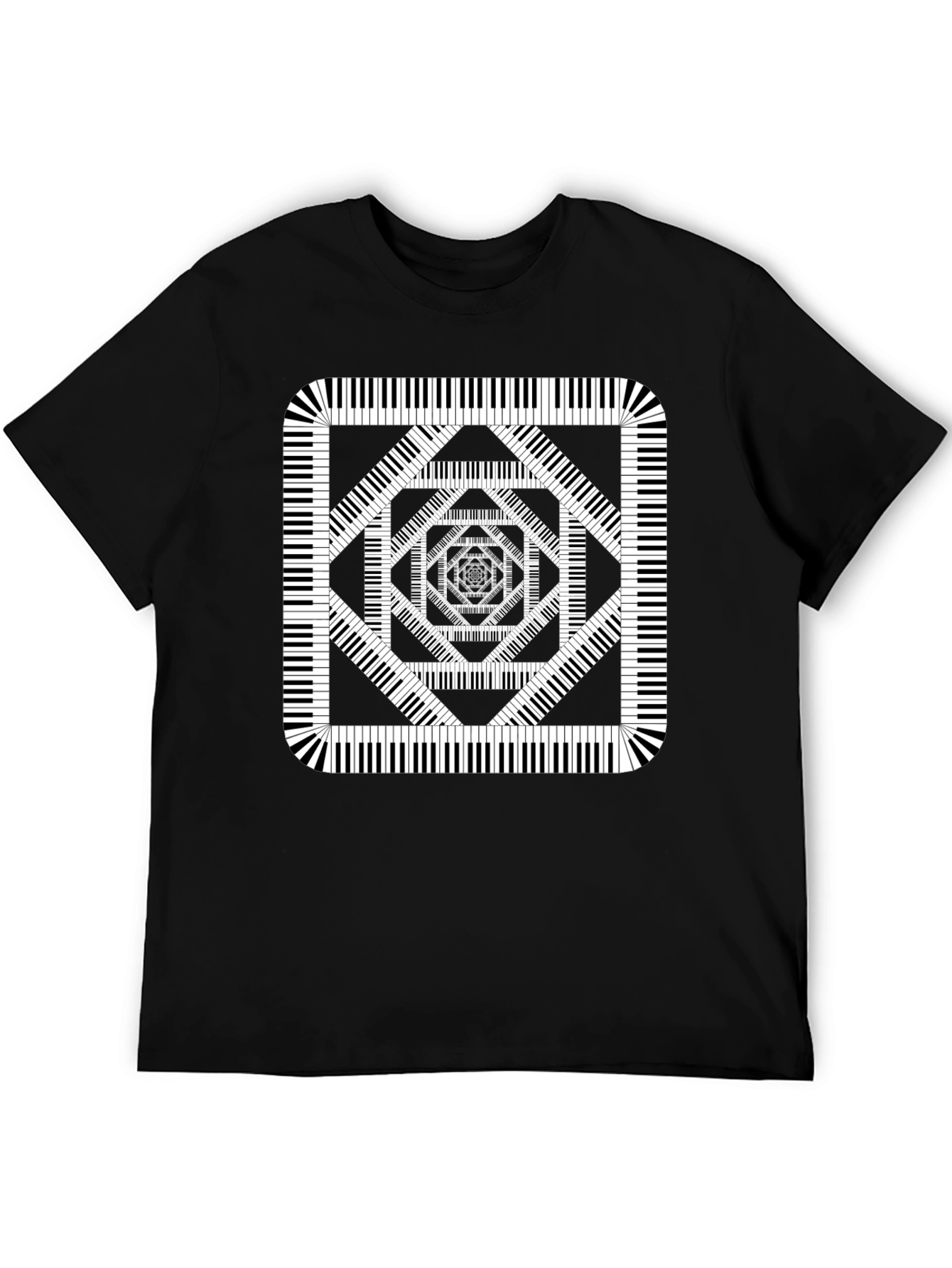Piano Keys T-Shirt: Musical Illusion Tee