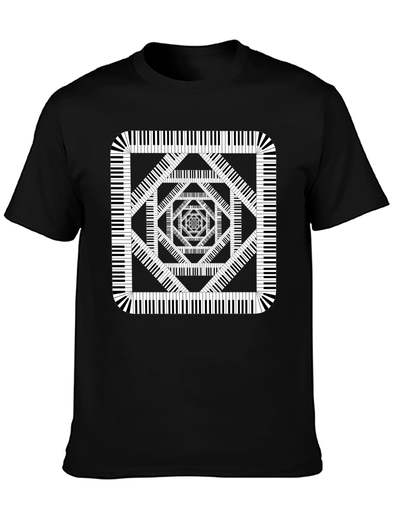 Piano Keys T-Shirt: Musical Illusion Tee