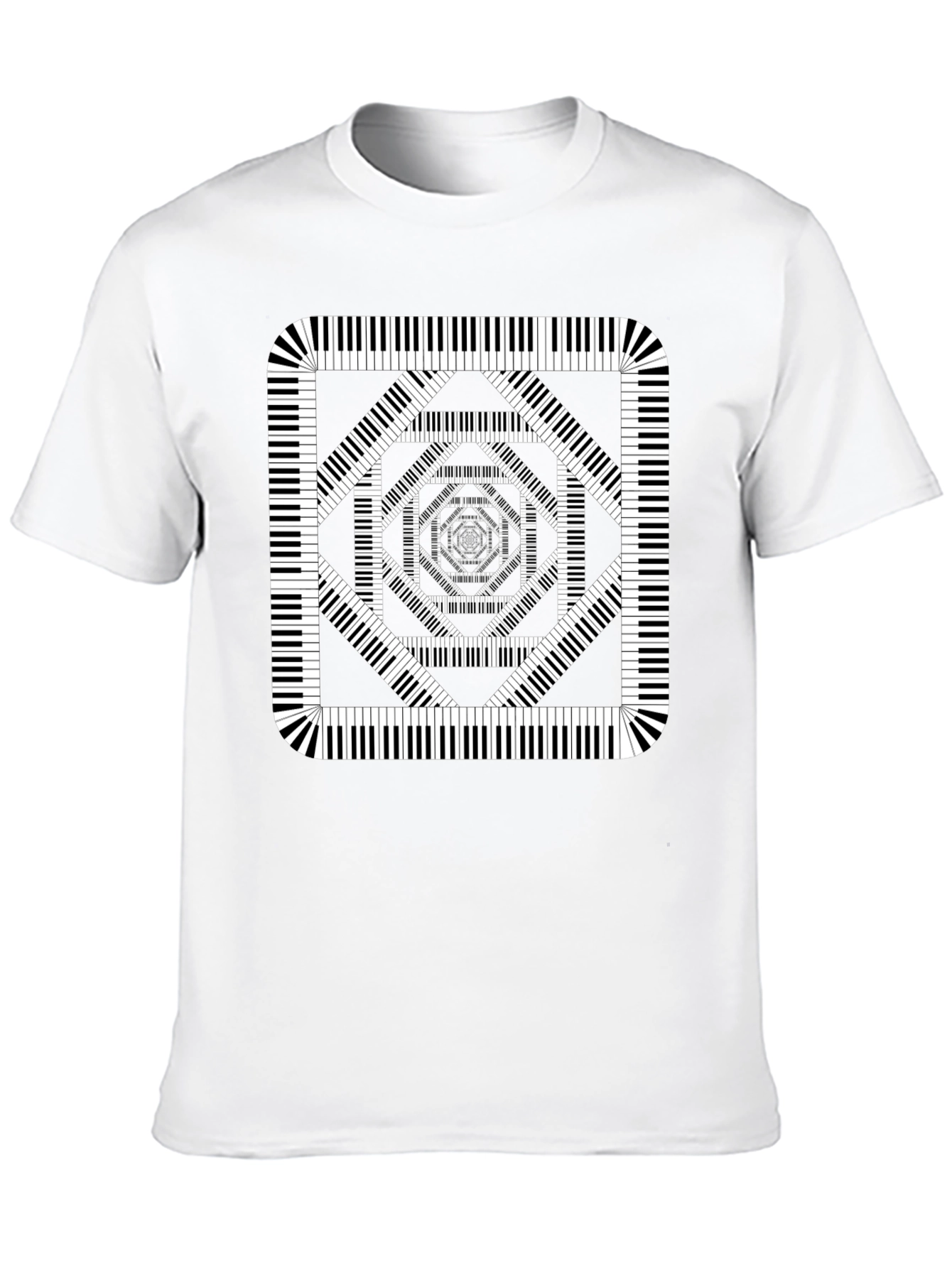 Piano Keys T-Shirt: Musical Illusion Tee