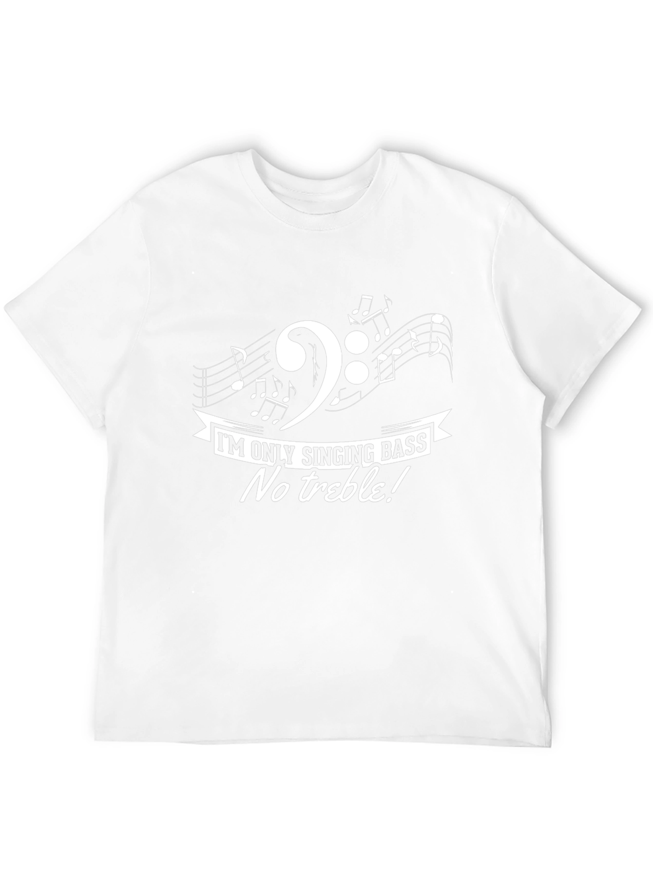 Im Only Singing Bass T-Shirt - Music Lover Tee