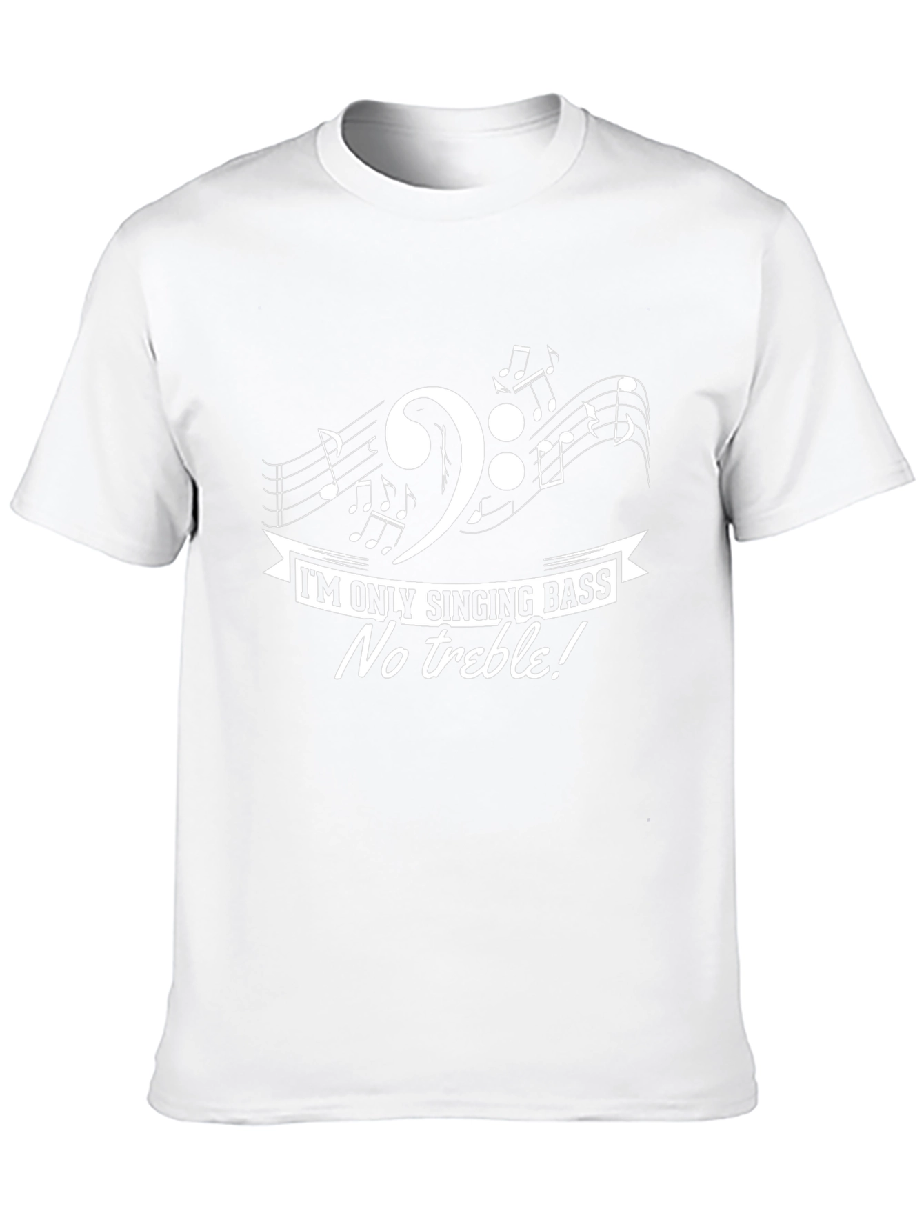 Im Only Singing Bass T-Shirt - Music Lover Tee