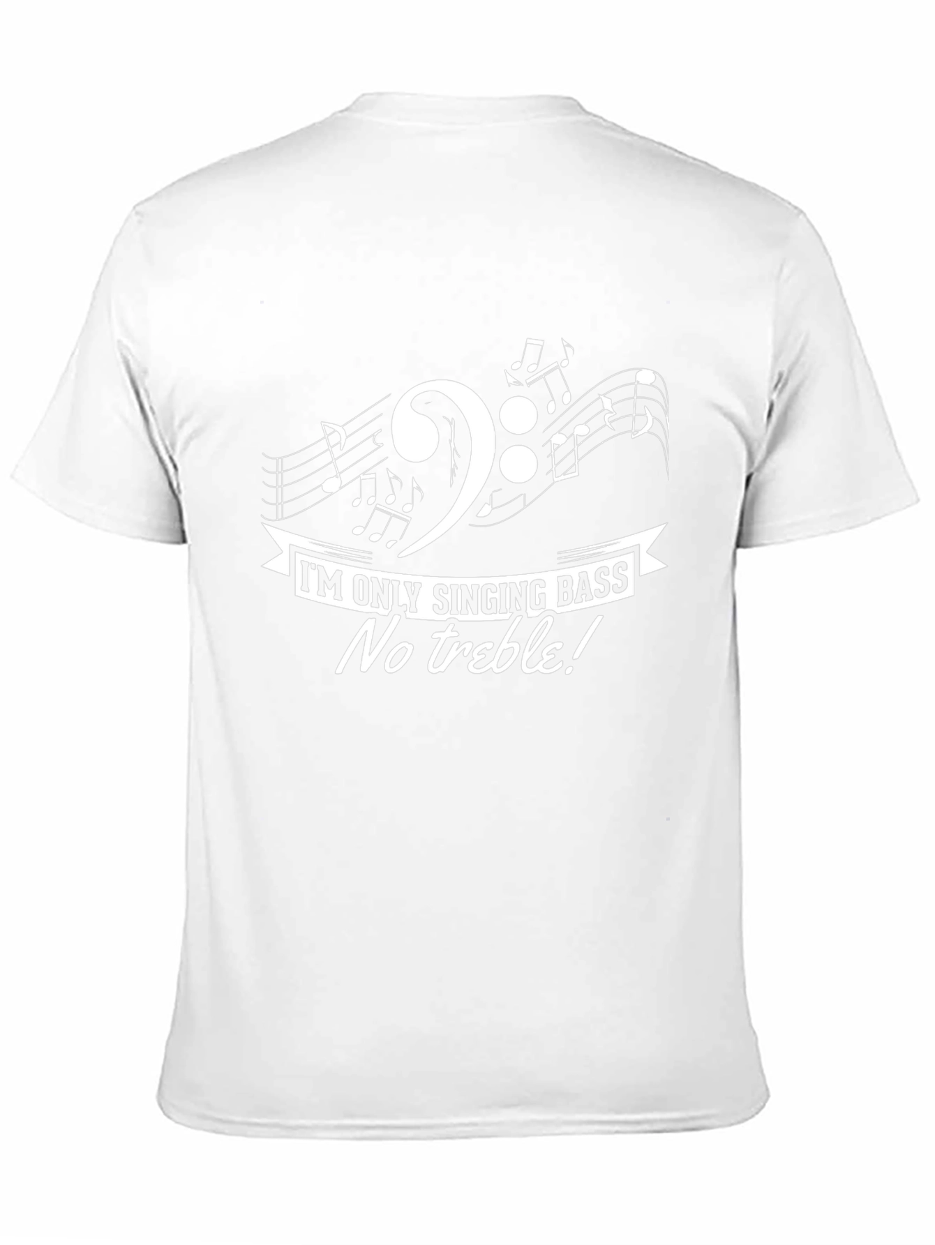 Im Only Singing Bass T-Shirt - Music Lover Tee