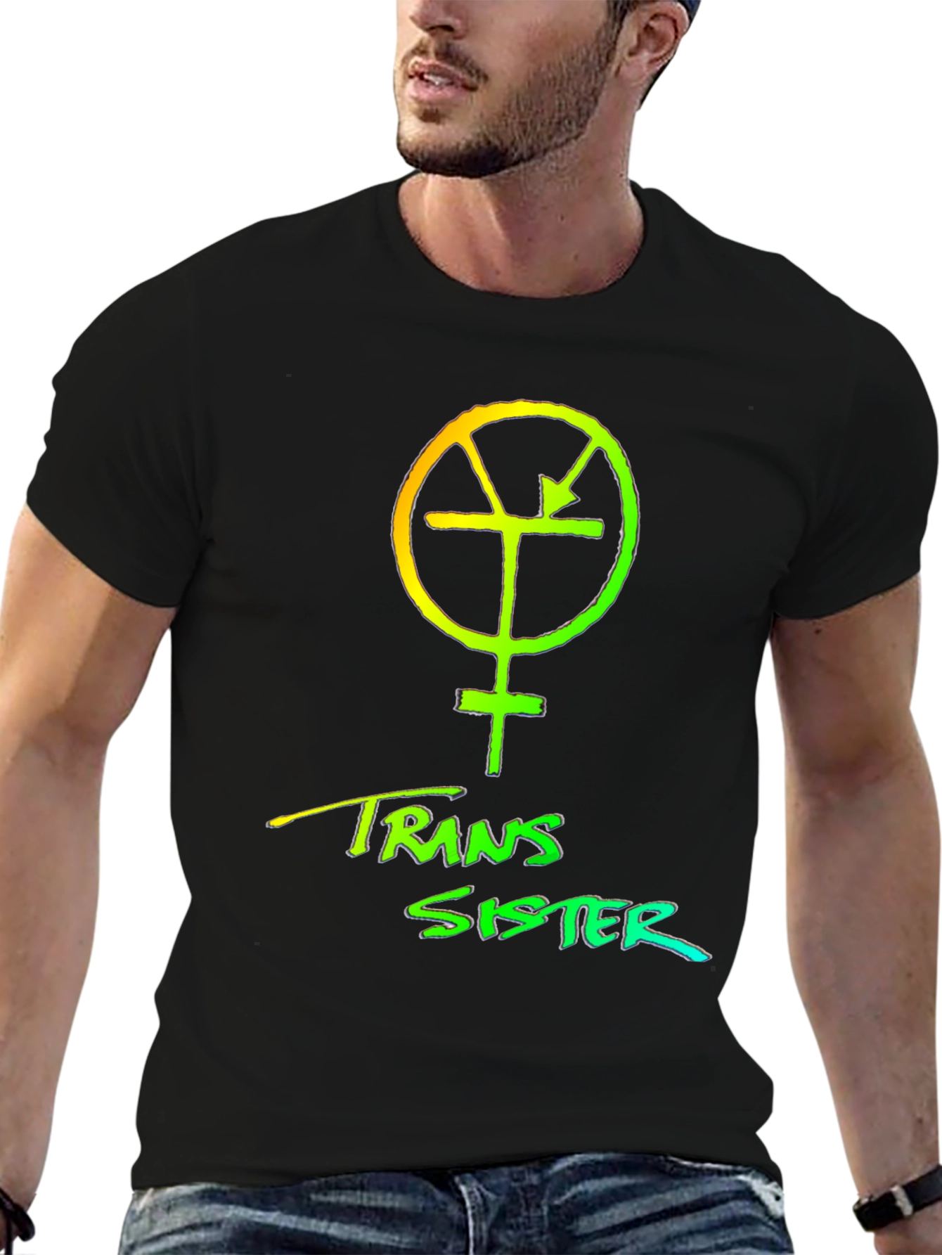 Trans Sister Symbol Graphic T-Shirt