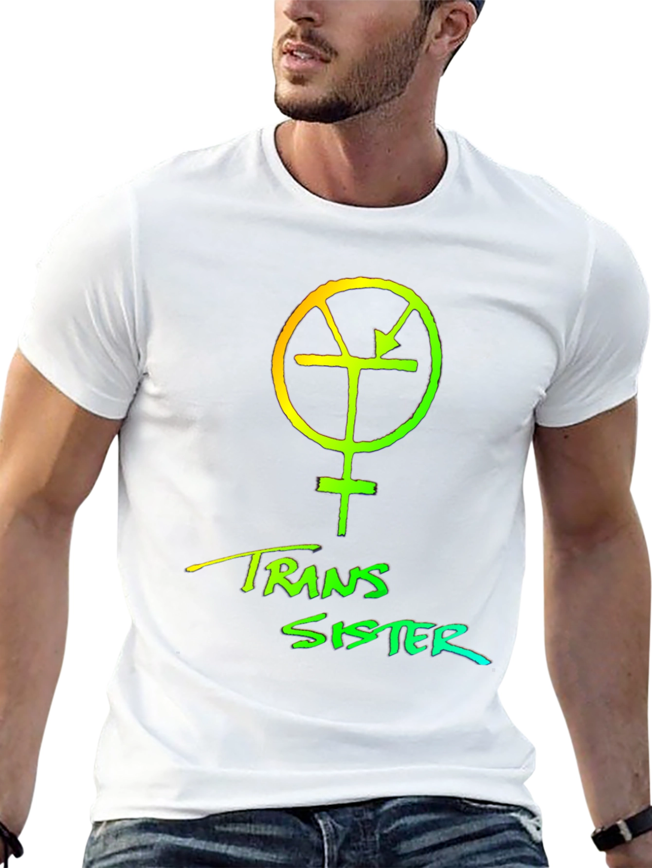 Trans Sister Symbol Graphic T-Shirt