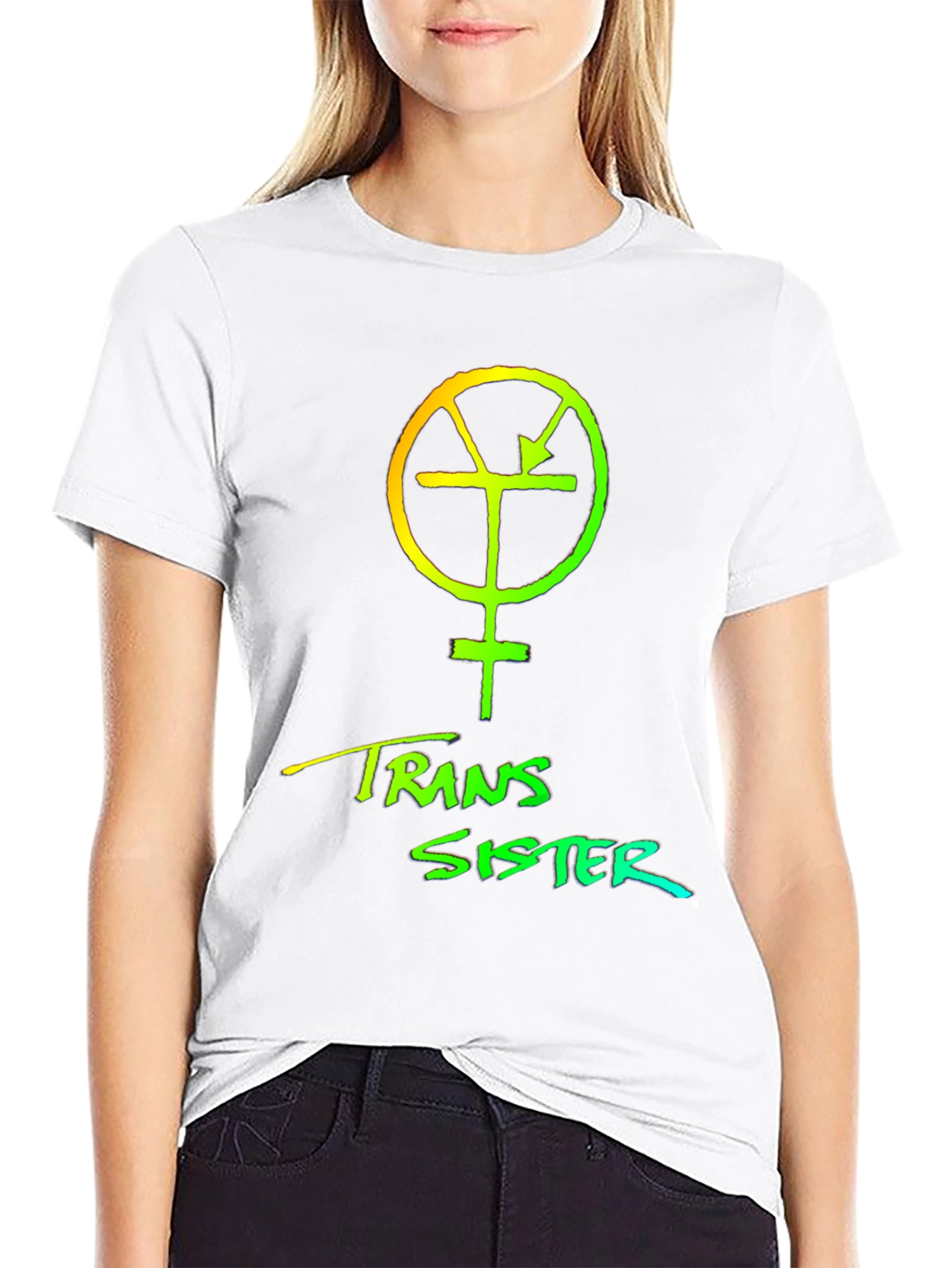 Trans Sister Symbol Graphic T-Shirt
