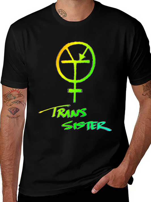 Trans Sister Symbol Graphic T-Shirt
