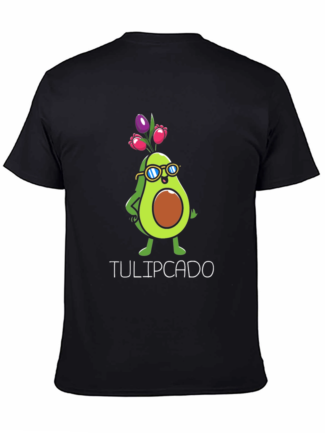 Tulipcado Graphic T-Shirt - Avocado Tulip Funny Tee