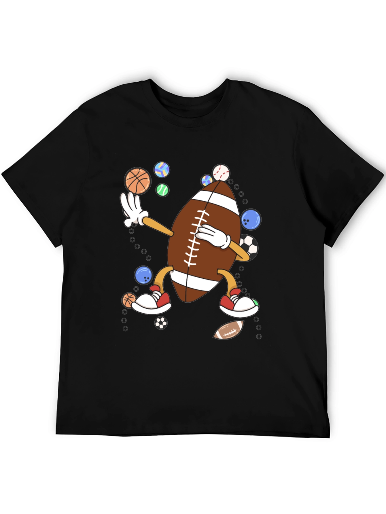 Sports Dabbing Football T-Shirt