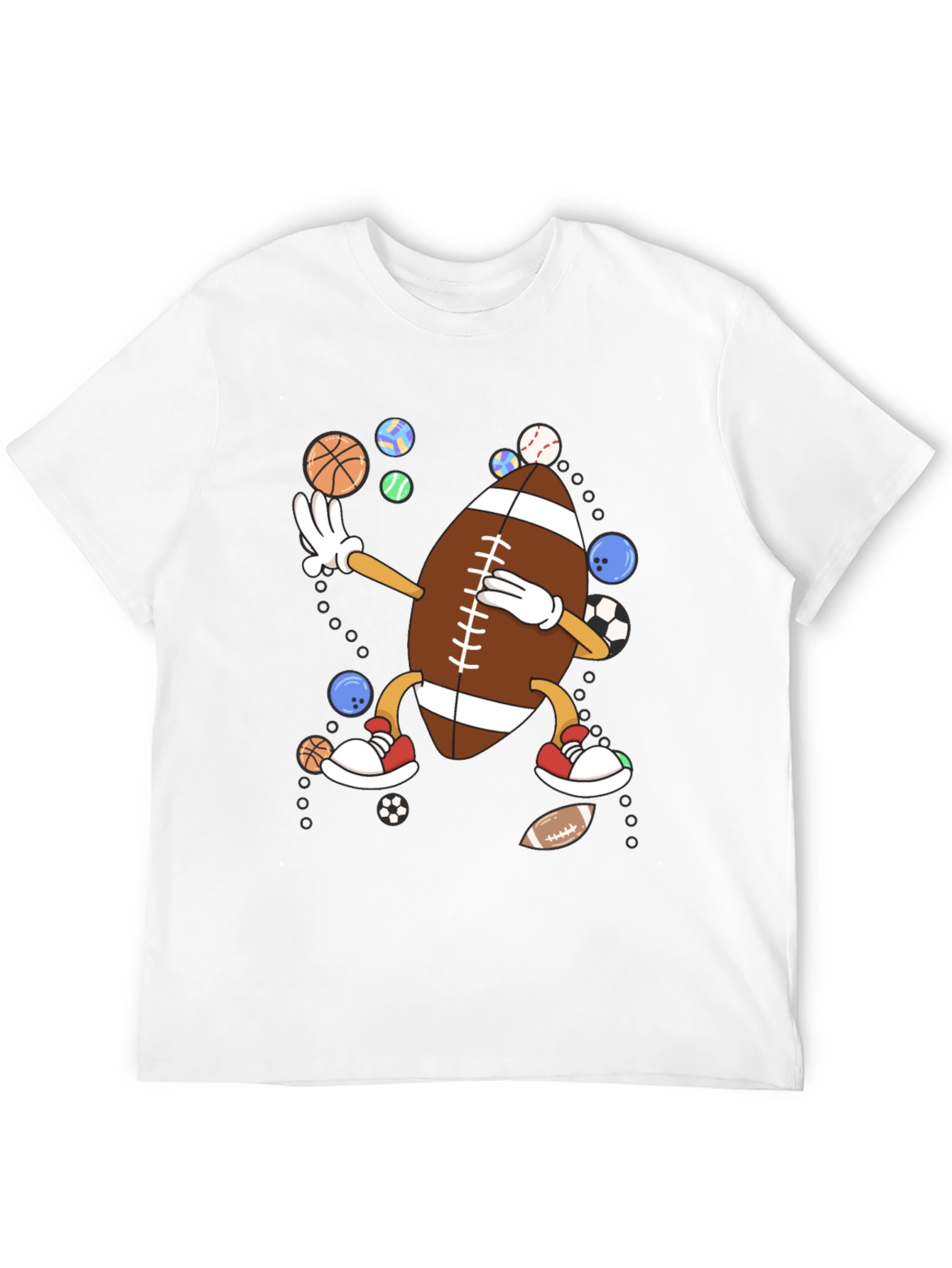 Sports Dabbing Football T-Shirt