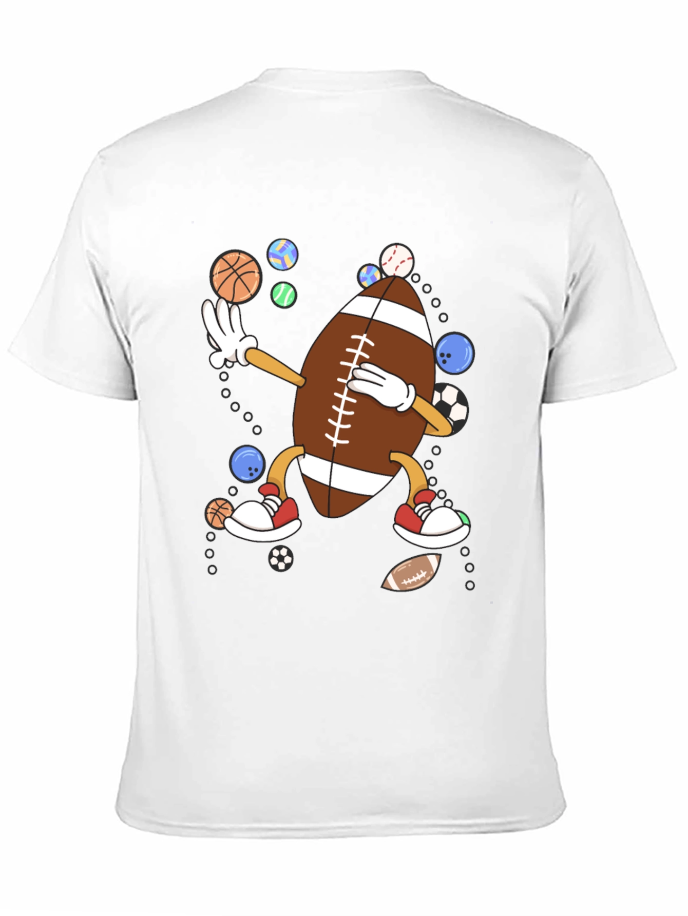 Sports Dabbing Football T-Shirt