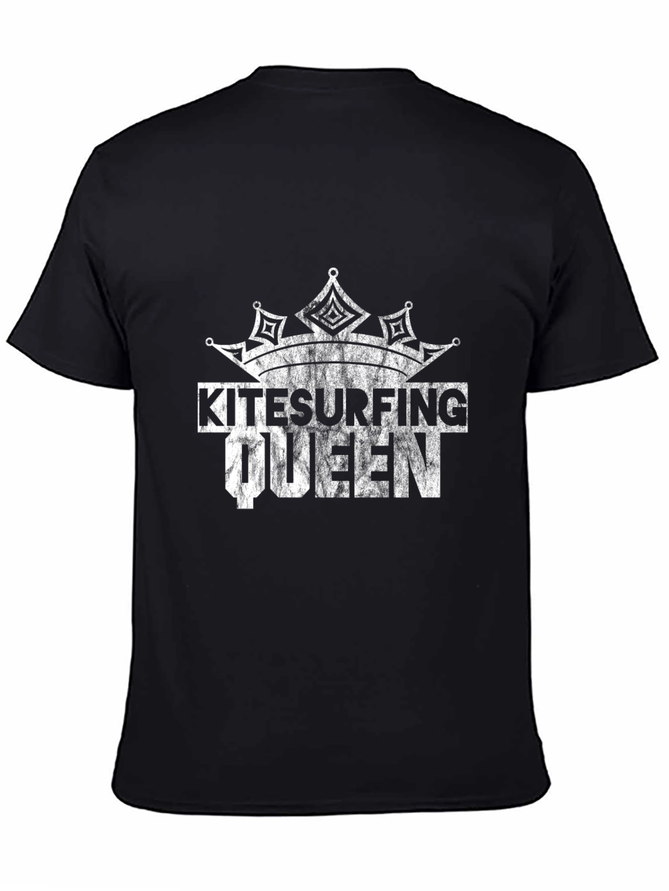 Kitesurfing Queen Black T-Shirt