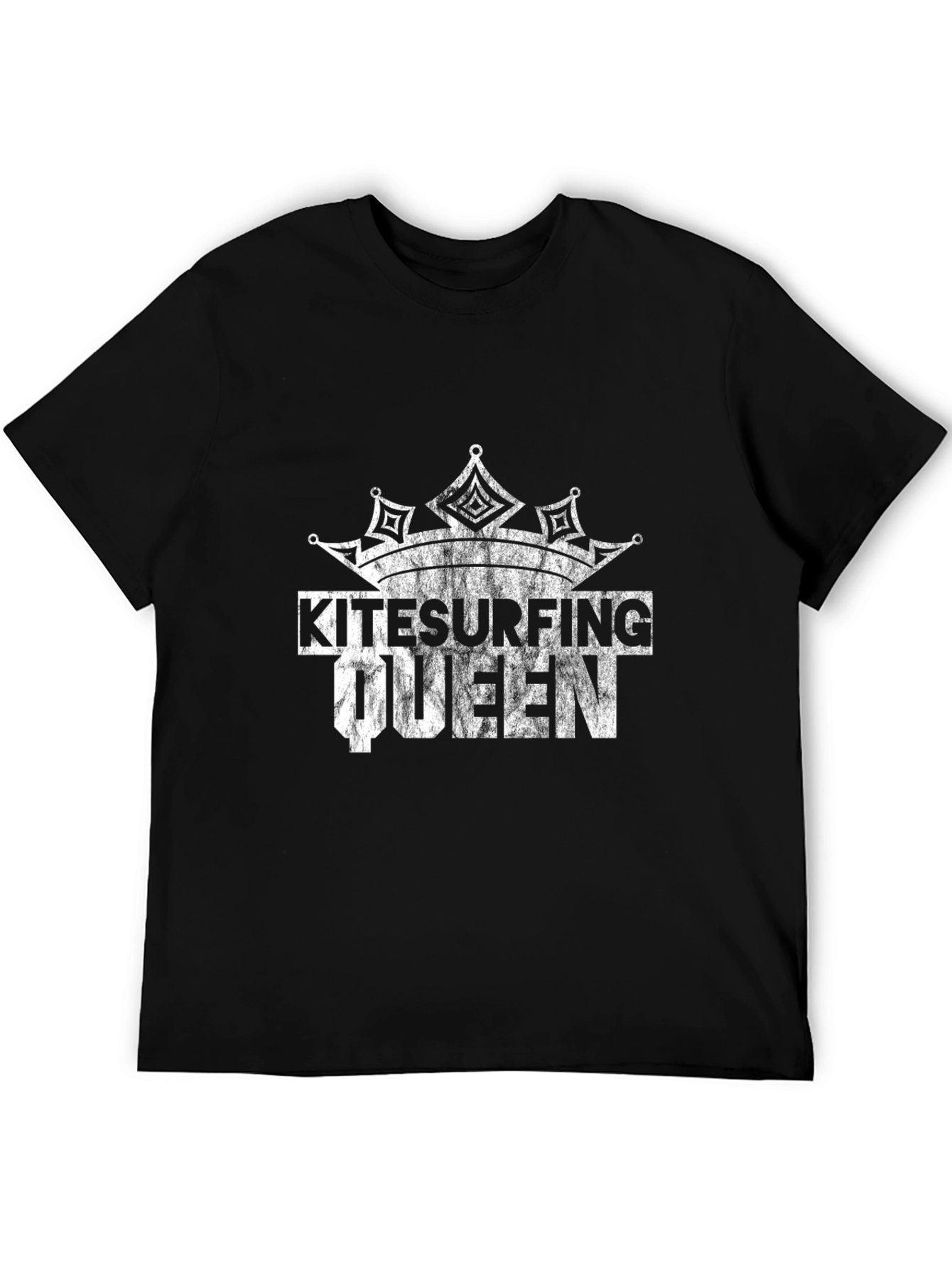 Kitesurfing Queen Black T-Shirt