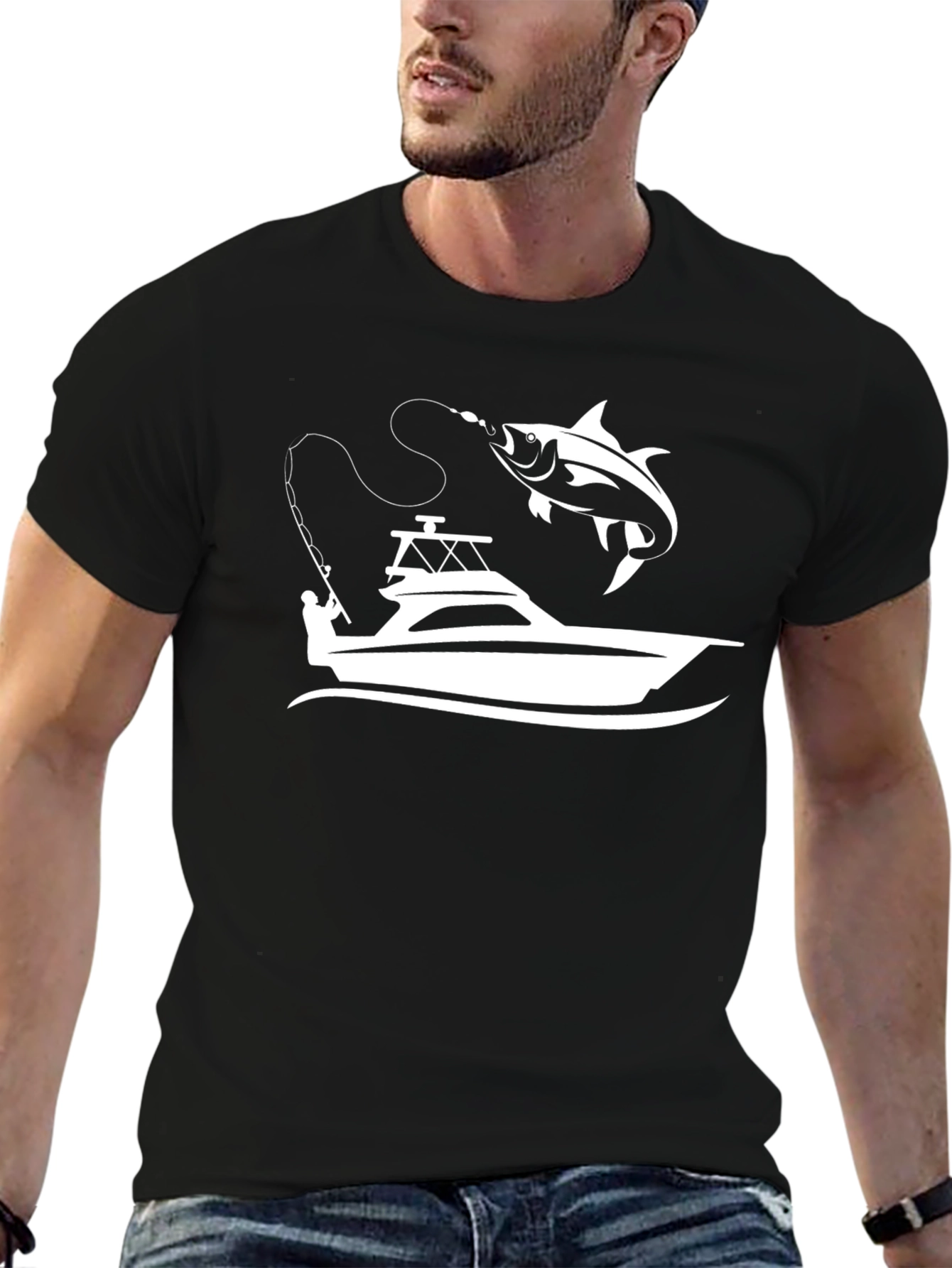 Fishing Boat Graphic Tee