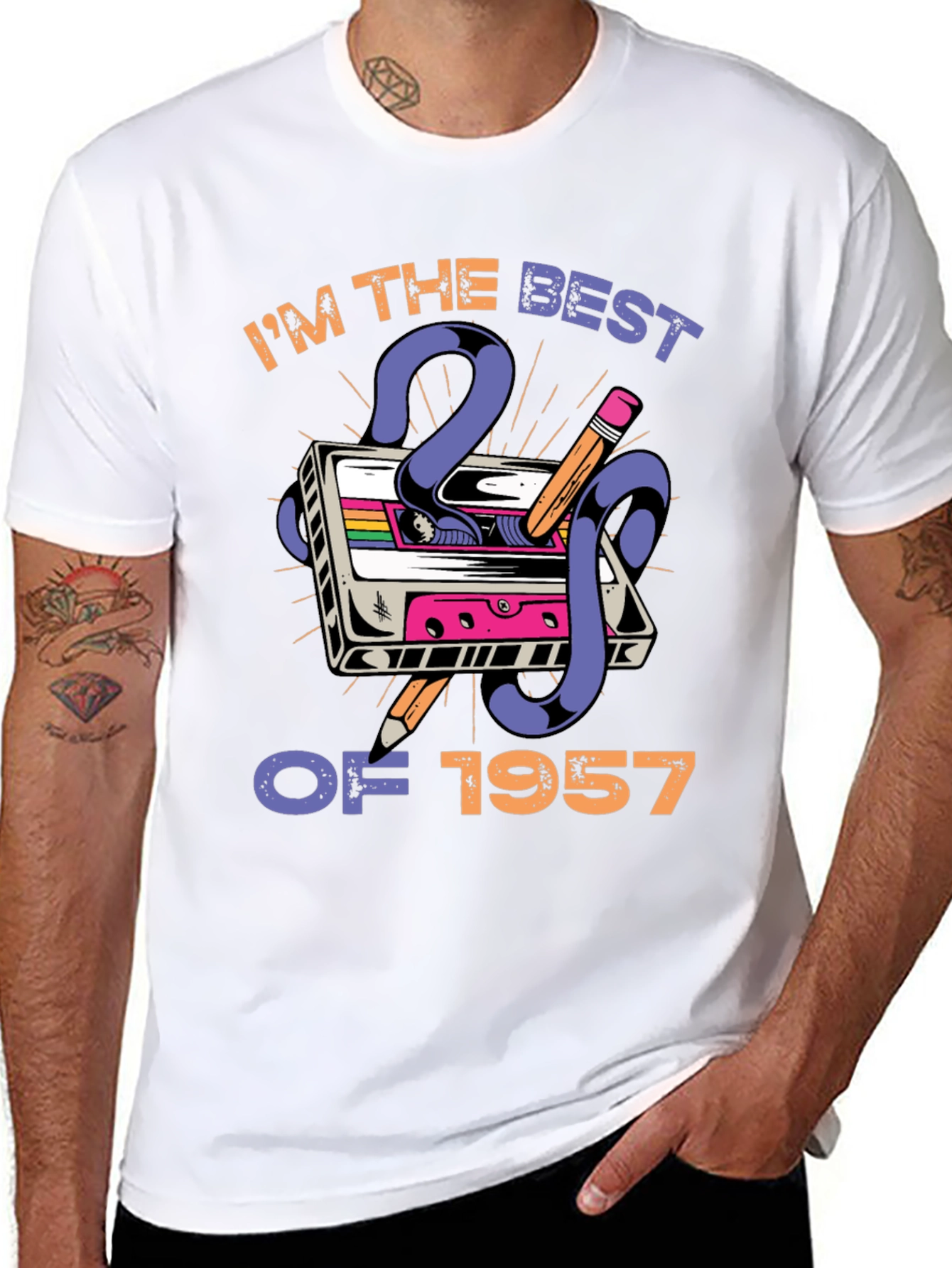 Best of 1957 Cassette Tape Graphic T-Shirt