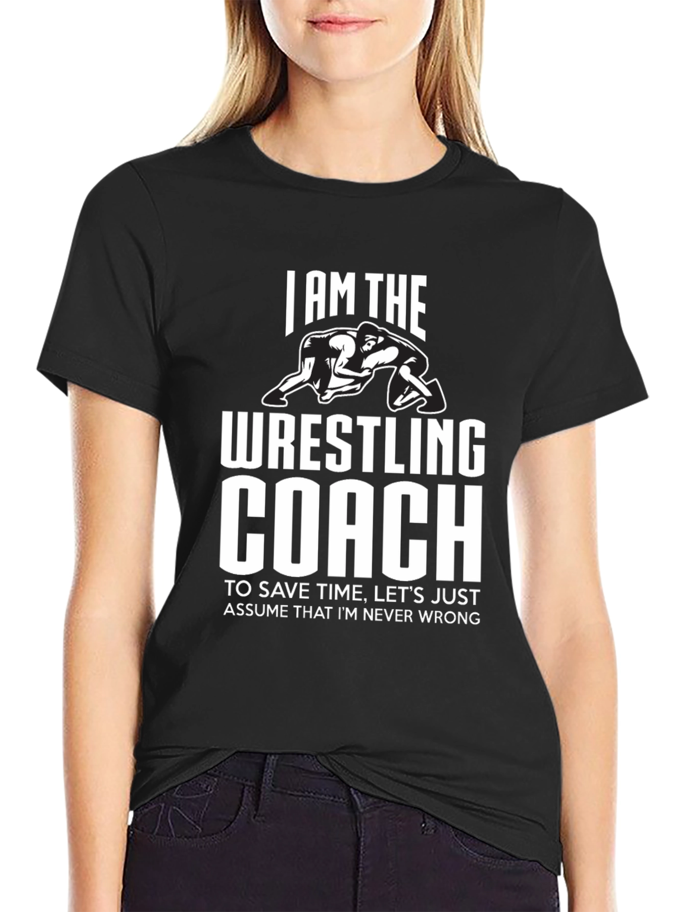 Wrestling Coach T-Shirt - I Am The Wrestling Coach