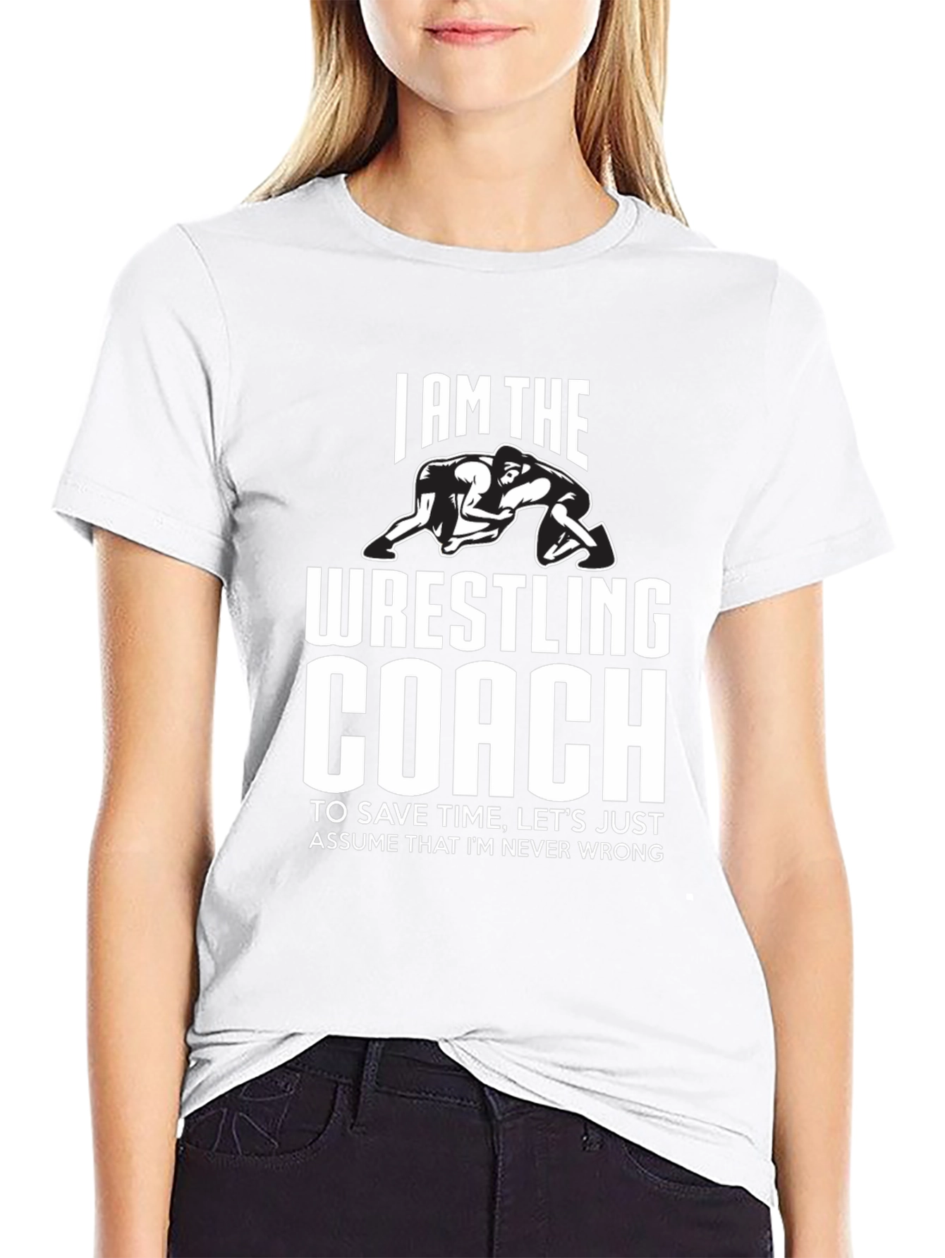 Wrestling Coach T-Shirt - I Am The Wrestling Coach