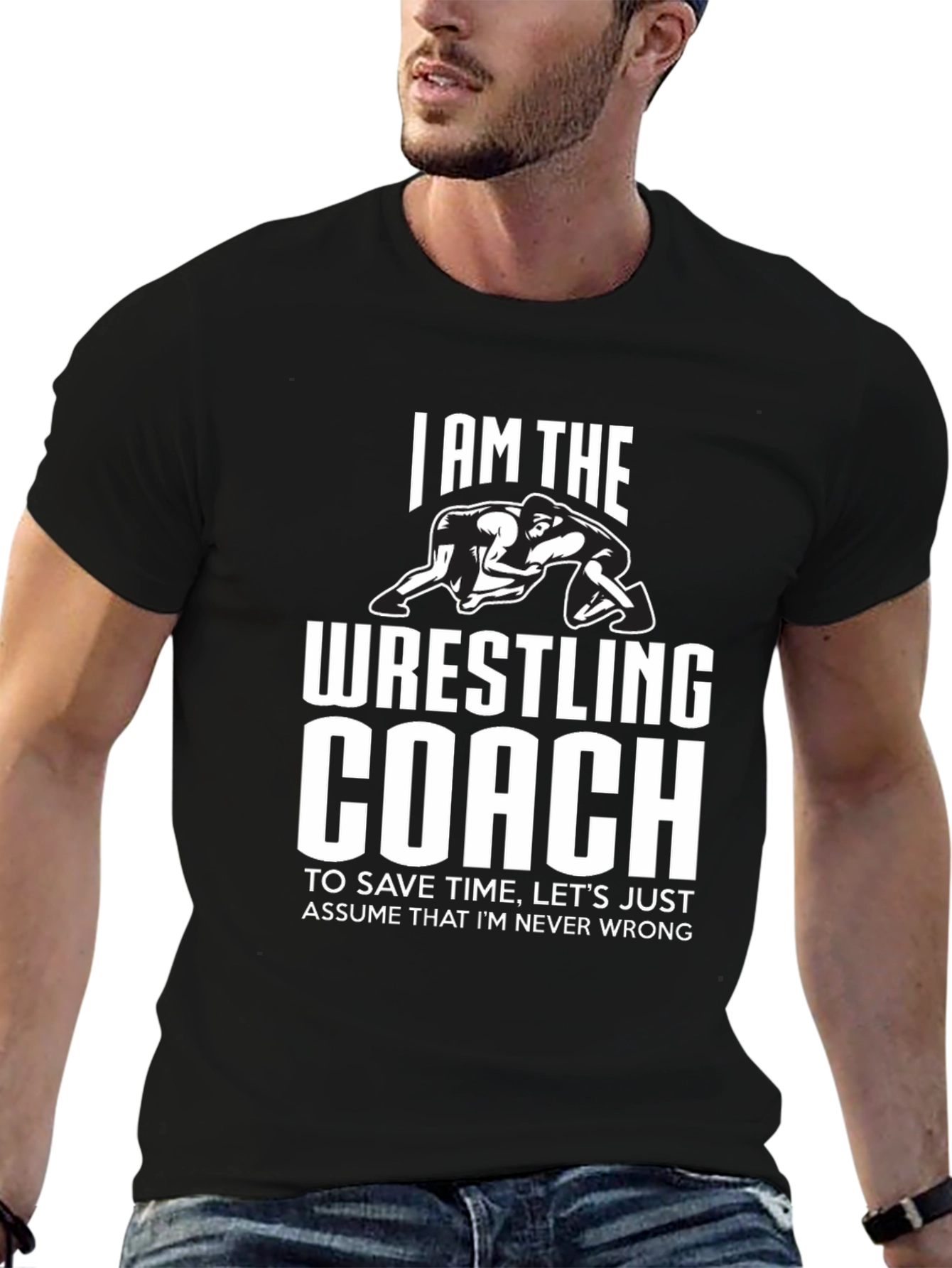 Wrestling Coach T-Shirt - I Am The Wrestling Coach